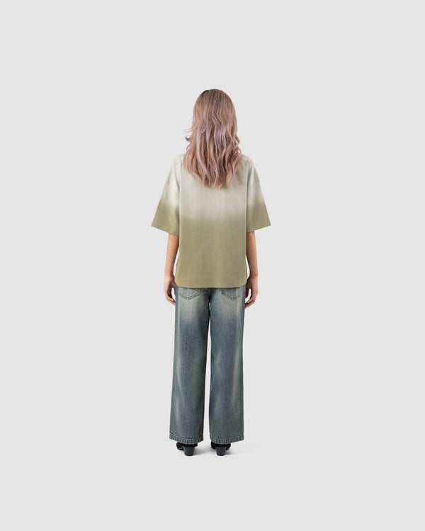 W&R Vintage Olive boxy T-shirt