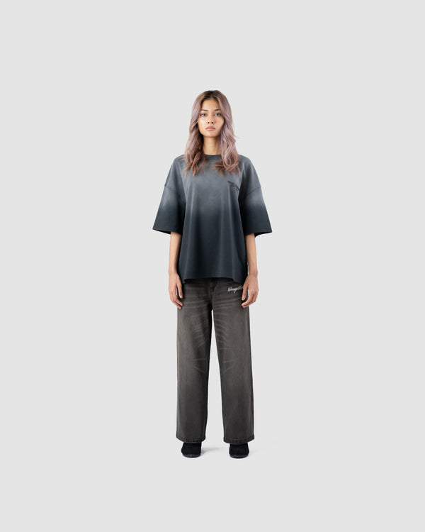 W&R Vintage Black boxy T-shirt