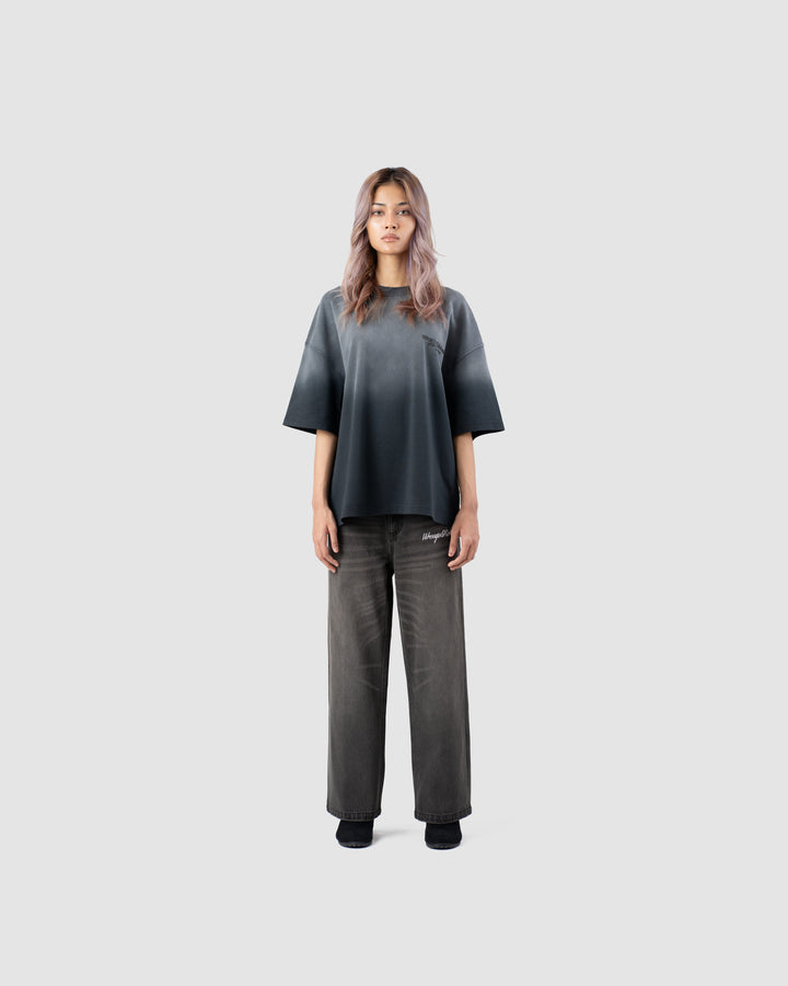 W&R Vintage Black boxy T-shirt