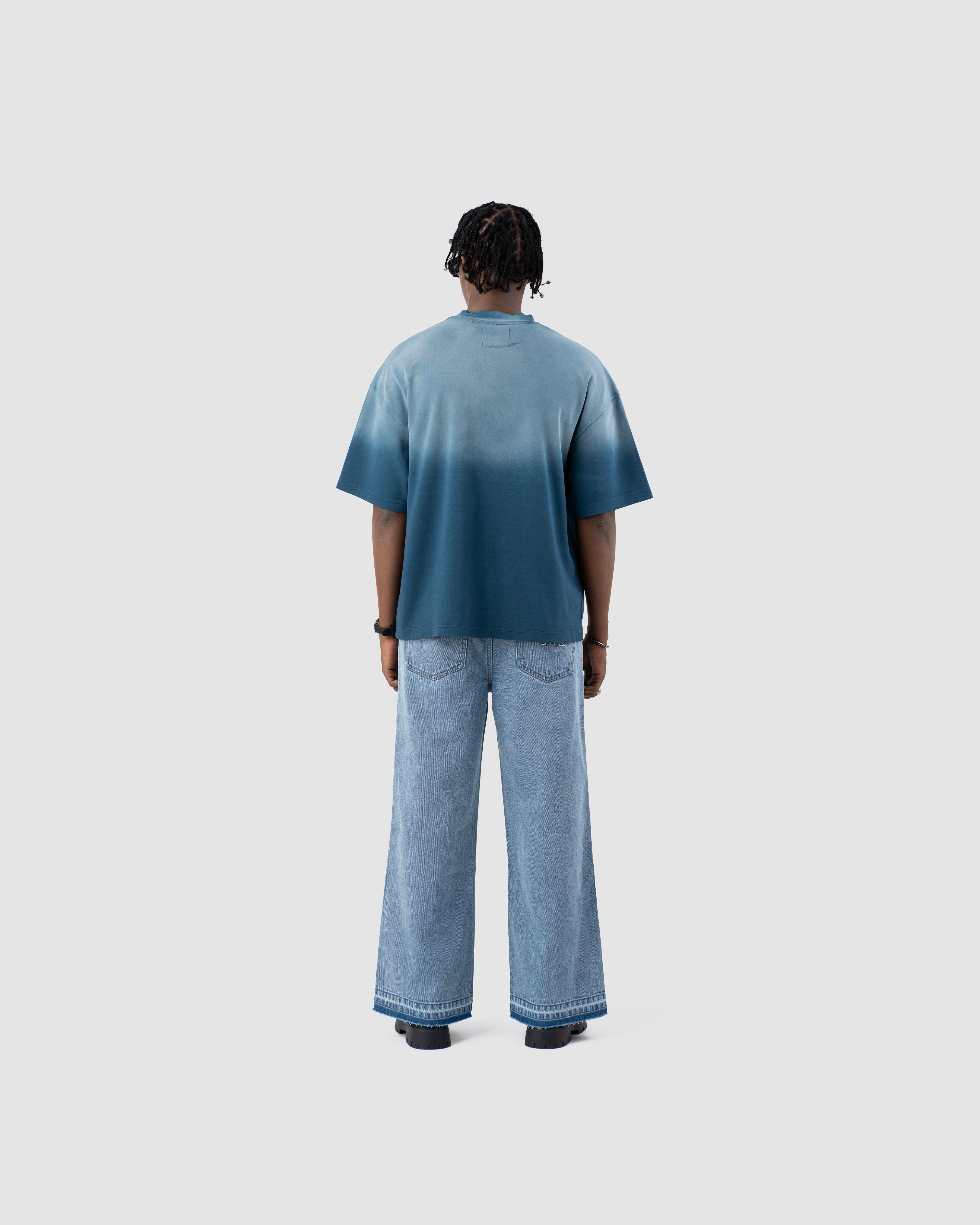 W&R Vintage Ocean Blue boxy T-shirt