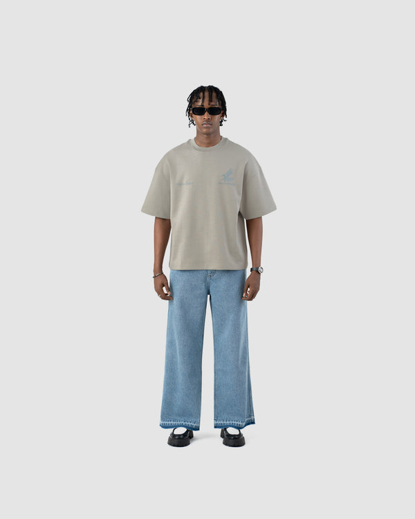 W&R Dark Ash Boxy T-Shirt