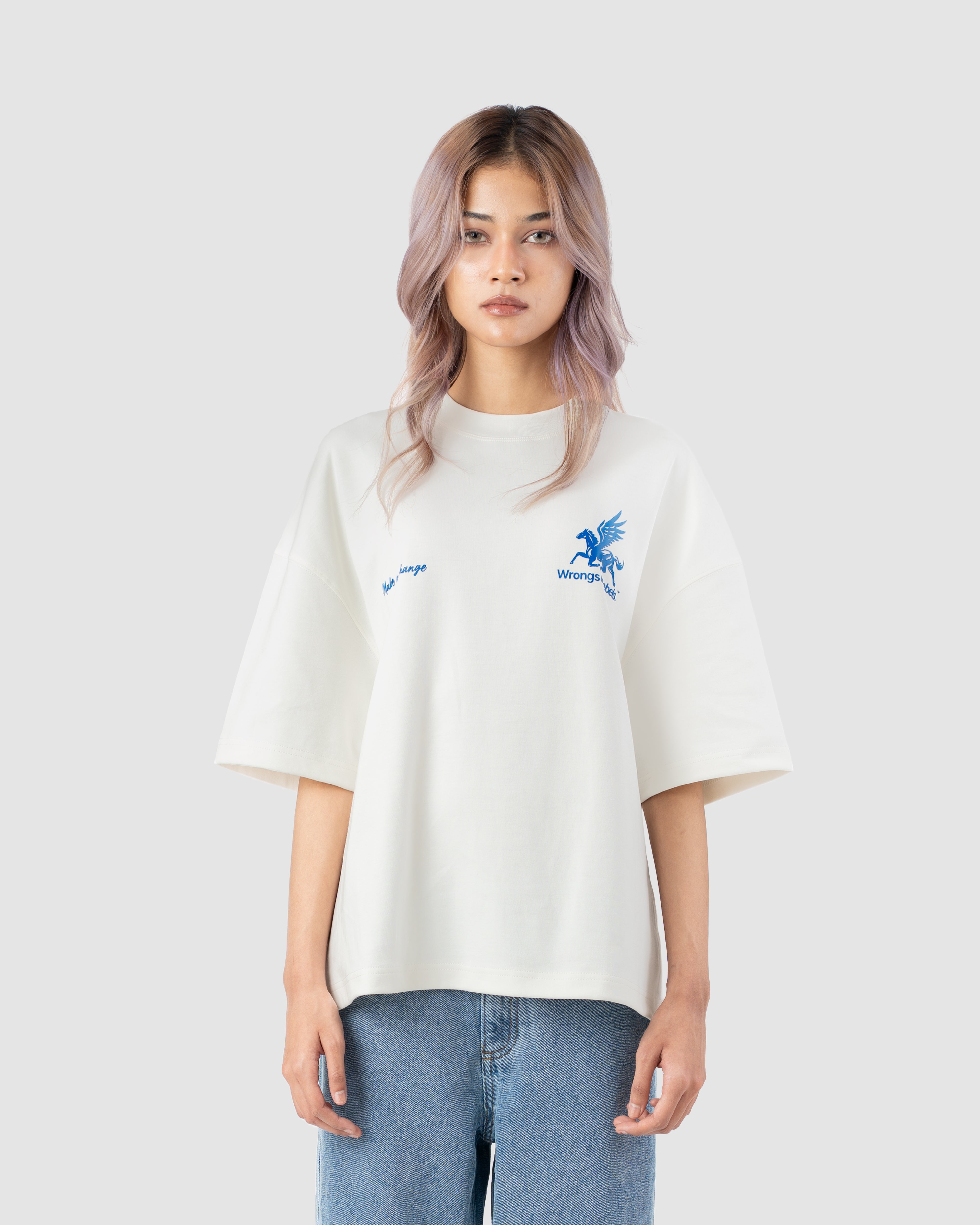 W&R Vanilla Cream Boxy T-Shirt