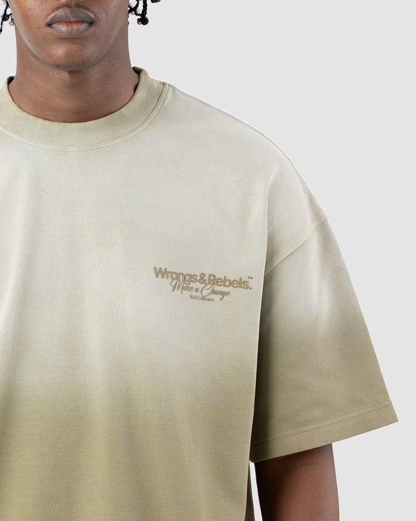 W&R Vintage Olive boxy T-shirt