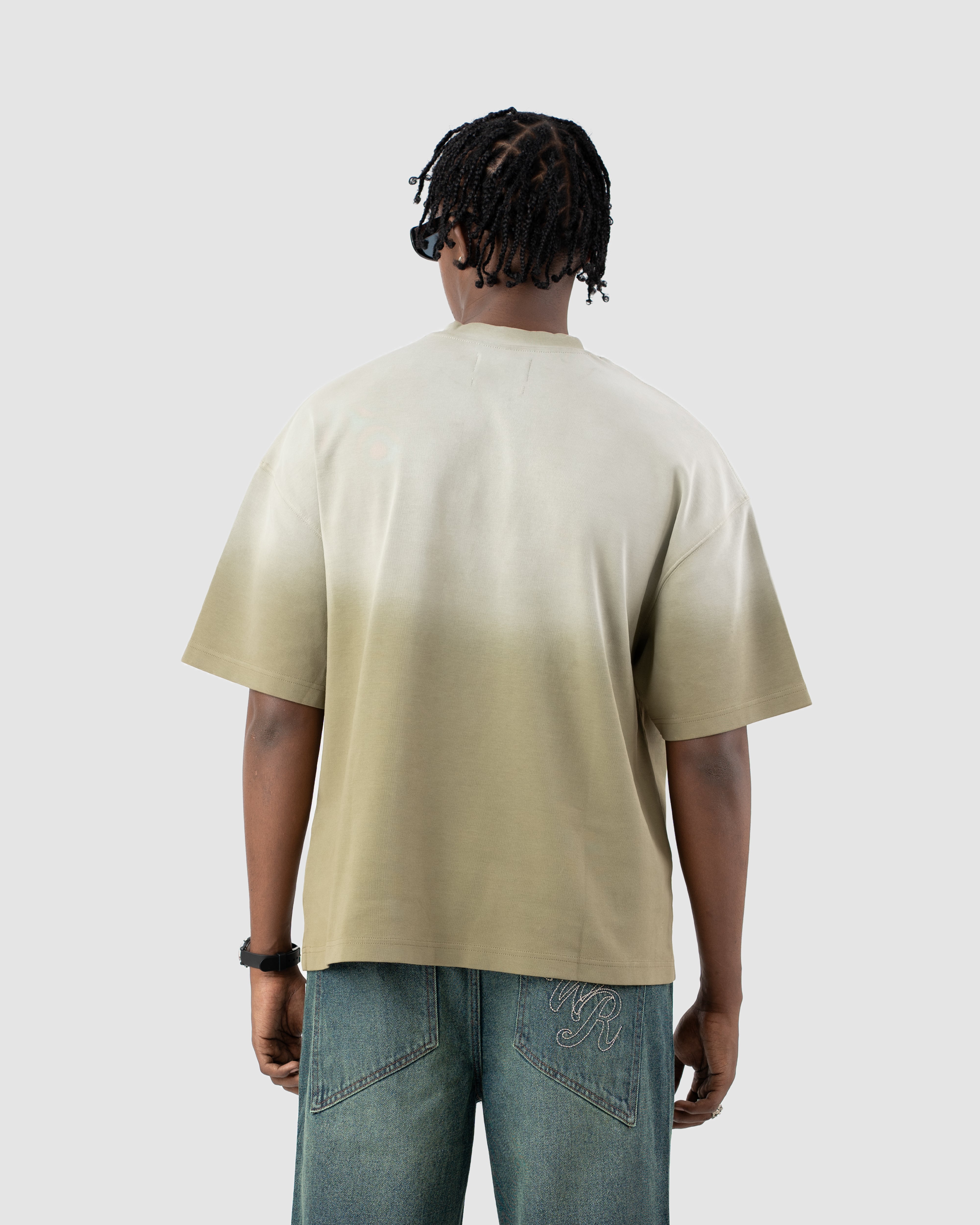 W&R Vintage Olive boxy T-shirt