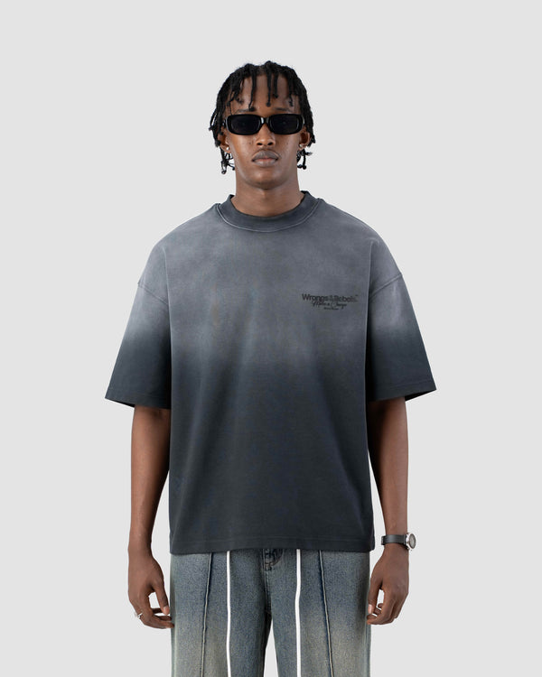 W&R Vintage Black boxy T-shirt