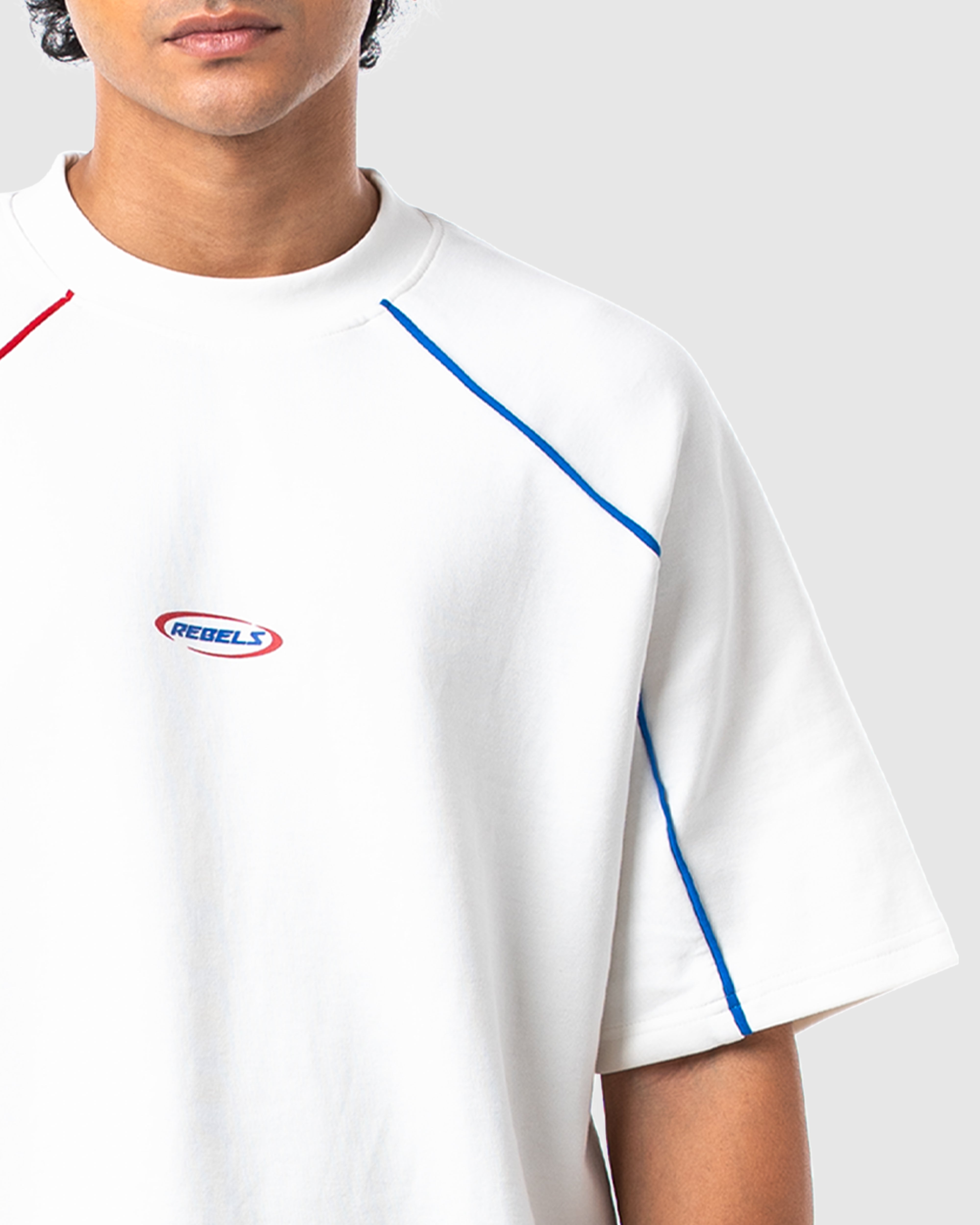 W&R White Old School Boxy T-Shirt