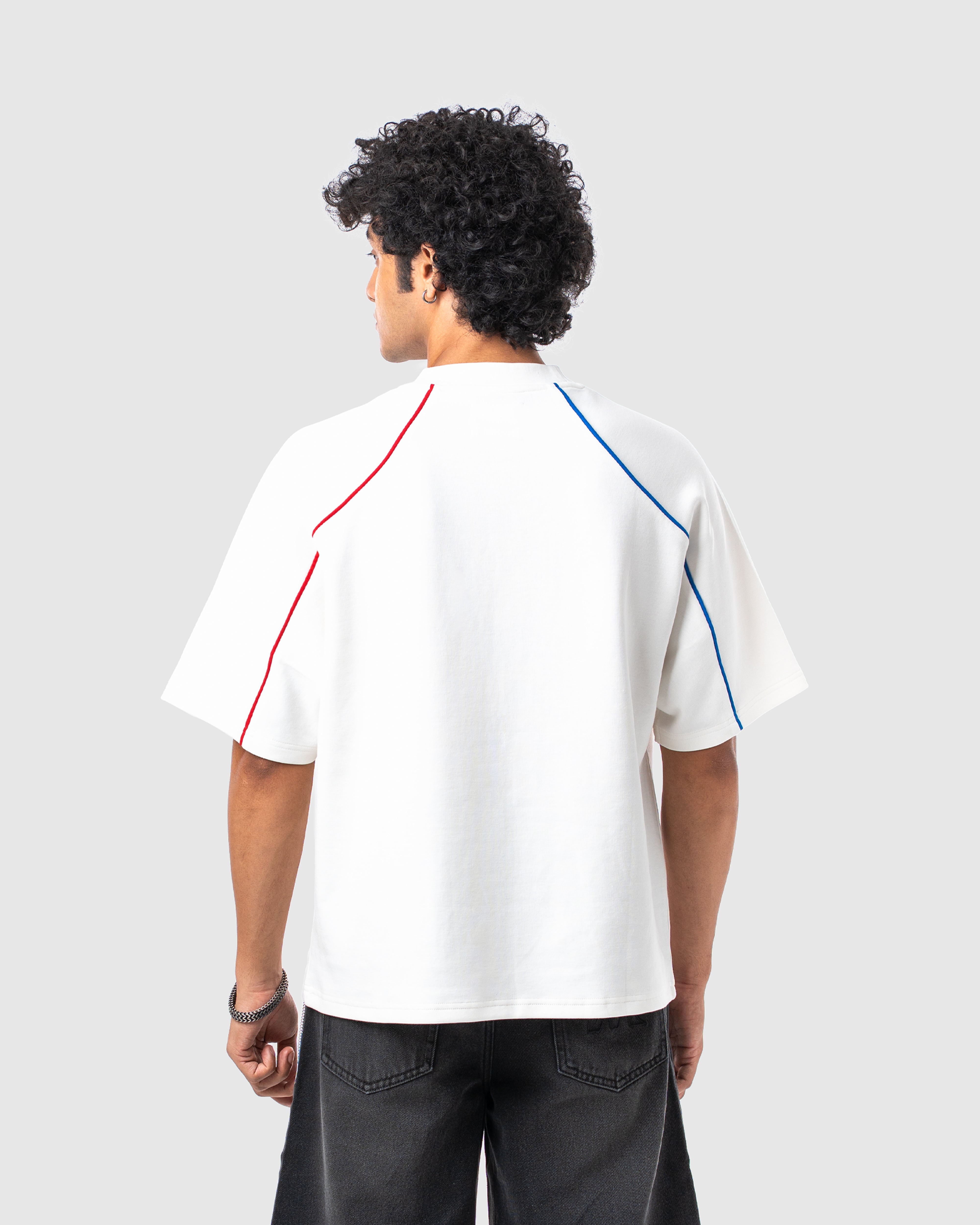 W&R White Old School Boxy T-Shirt