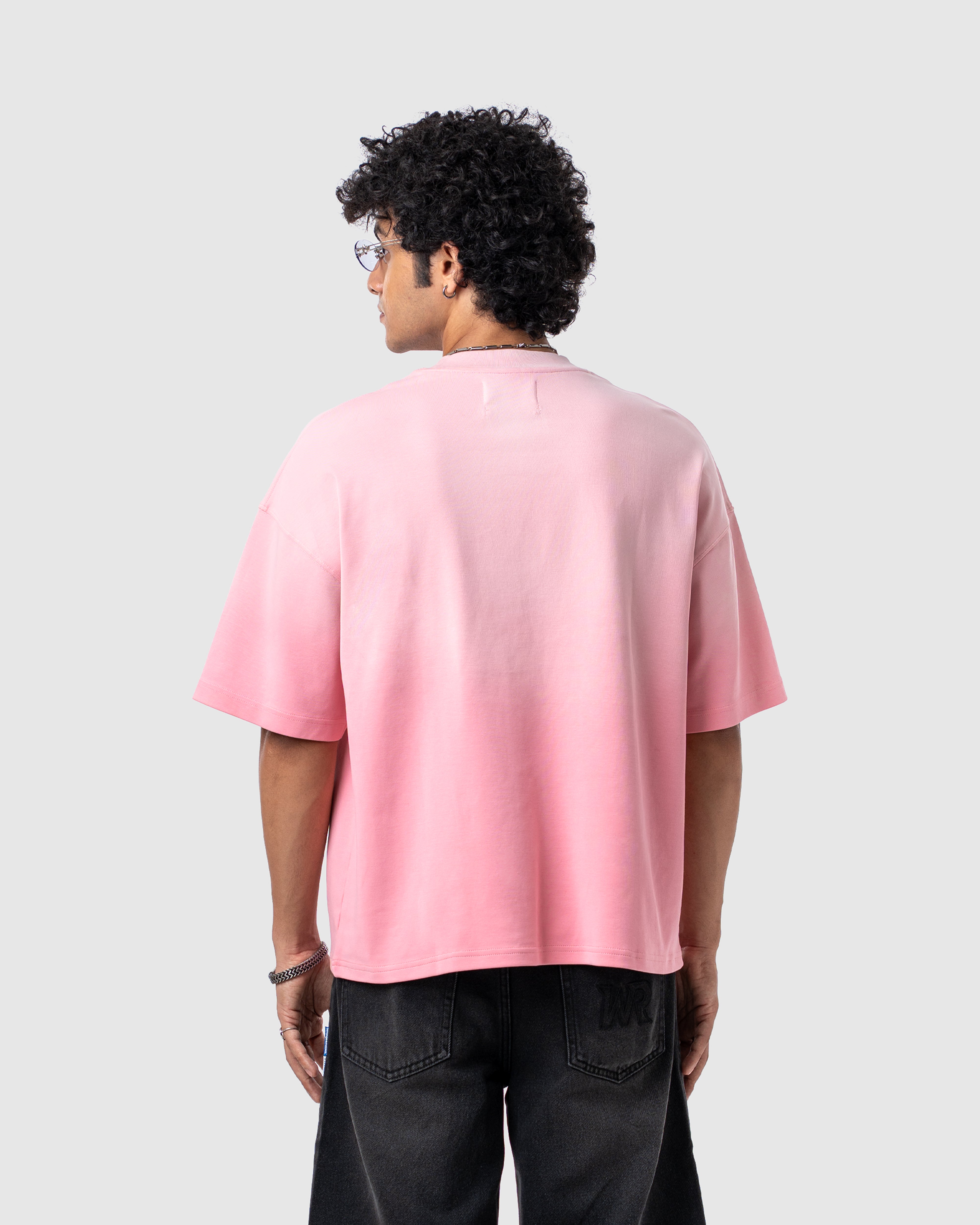 W&R October Pink Boxy T-Shirt