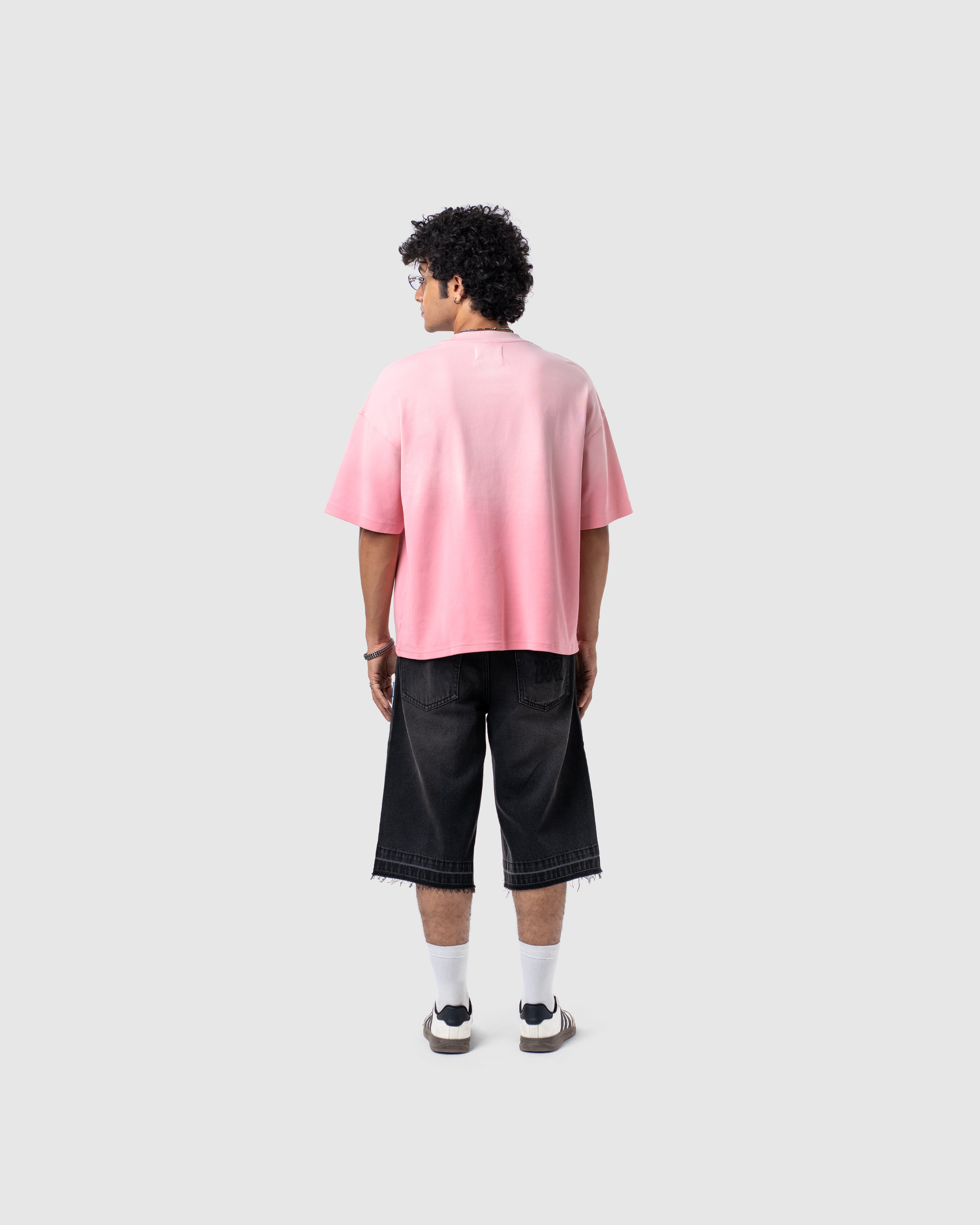 W&R October Pink Boxy T-Shirt