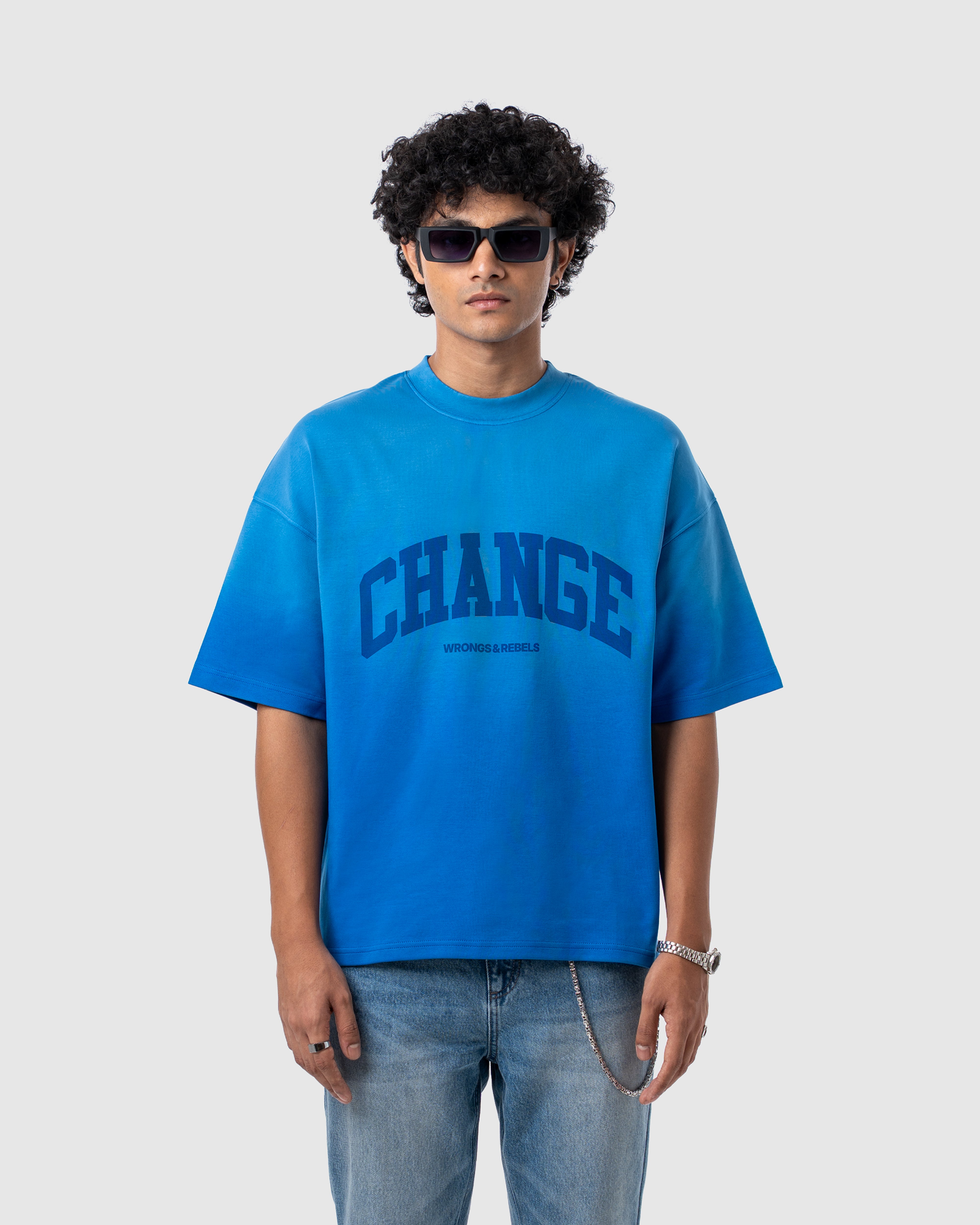 W&R Absolute Blue Boxy T-Shirt