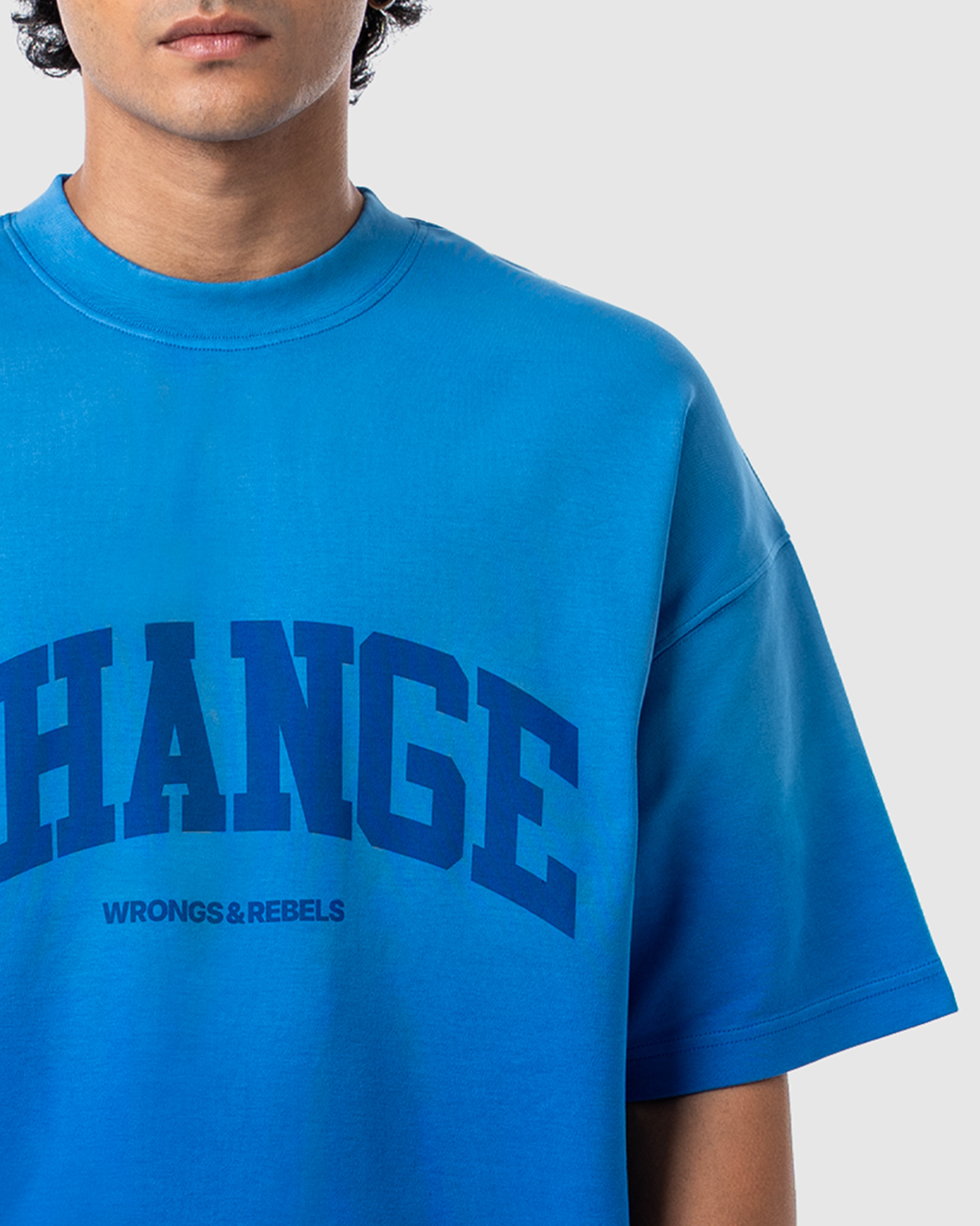 W&R Absolute Blue Boxy T-Shirt