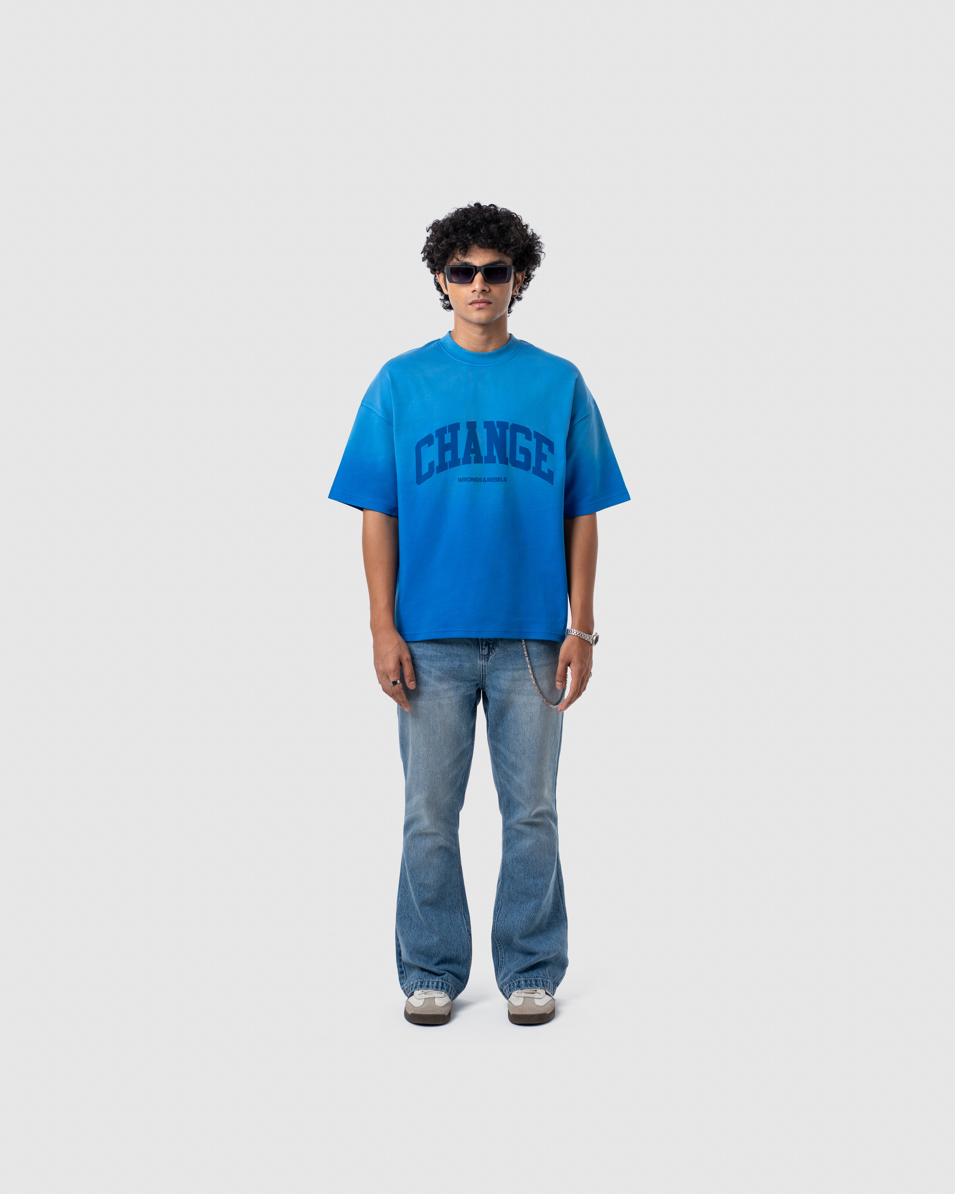 W&R Absolute Blue Boxy T-Shirt