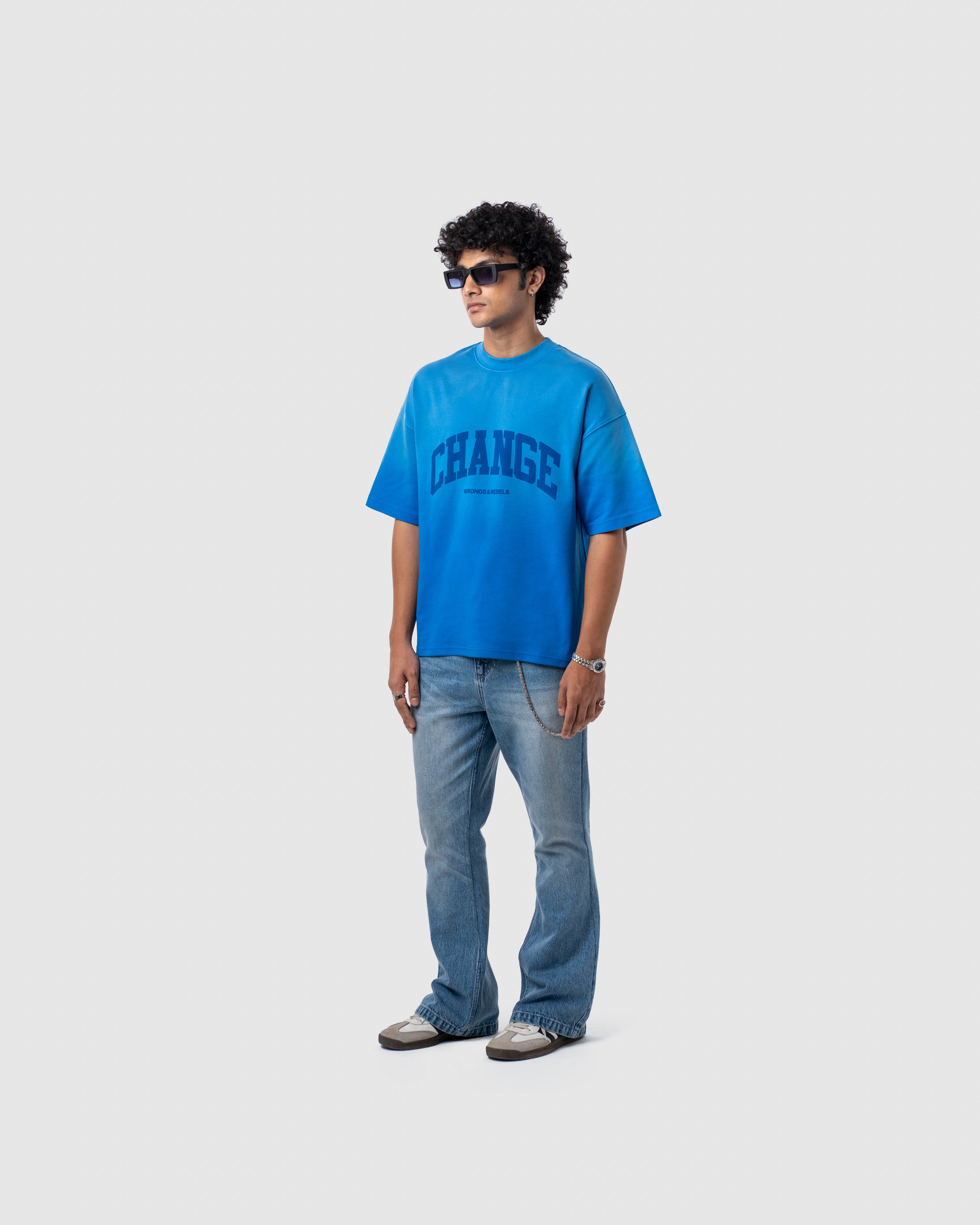 W&R Absolute Blue Boxy T-Shirt