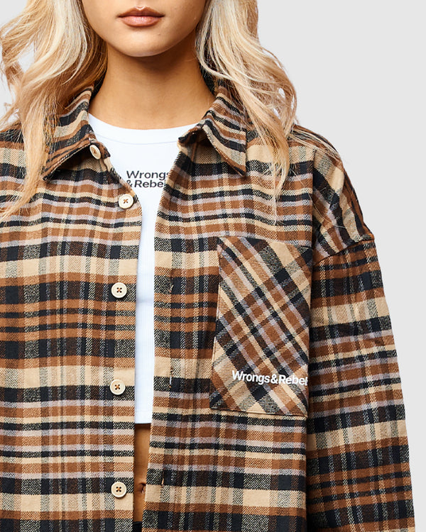 W&R Timber Boxy Check Shirt