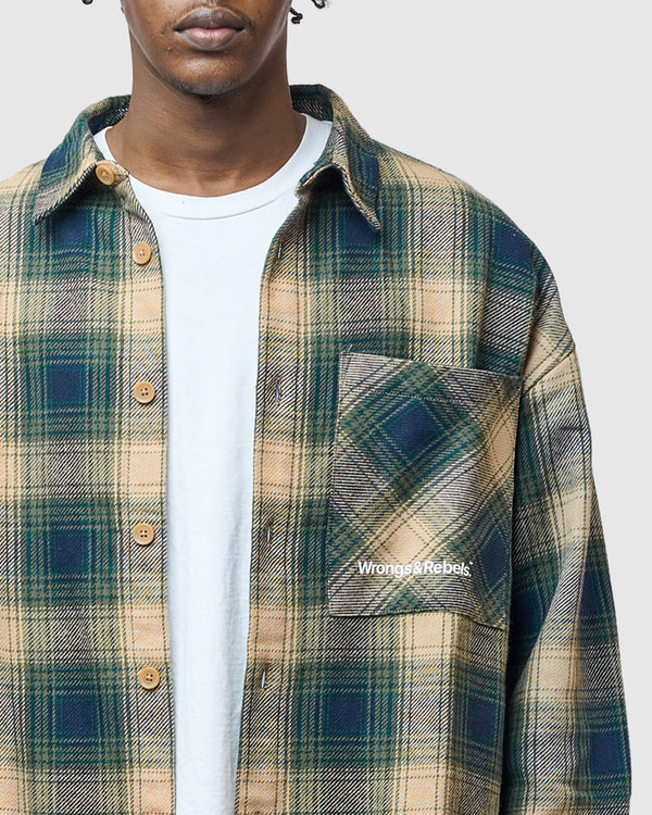 W&R Forest Boxy Check Shirt
