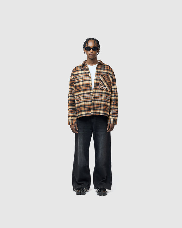 W&R Soil Boxy Check Shirt