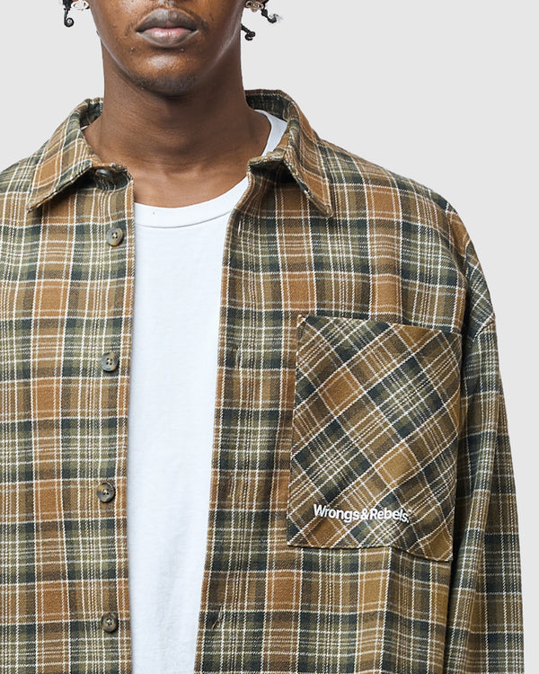 W&R Soil Boxy Check Shirt