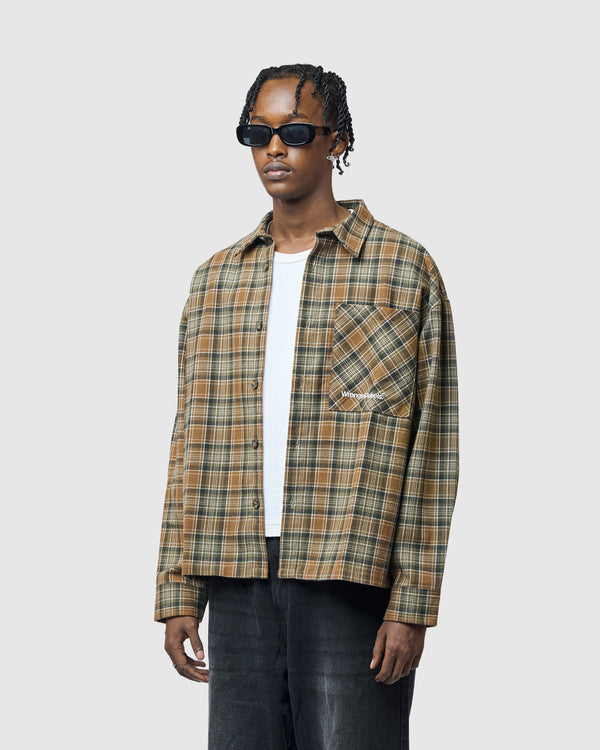 W&R Soil Boxy Check Shirt