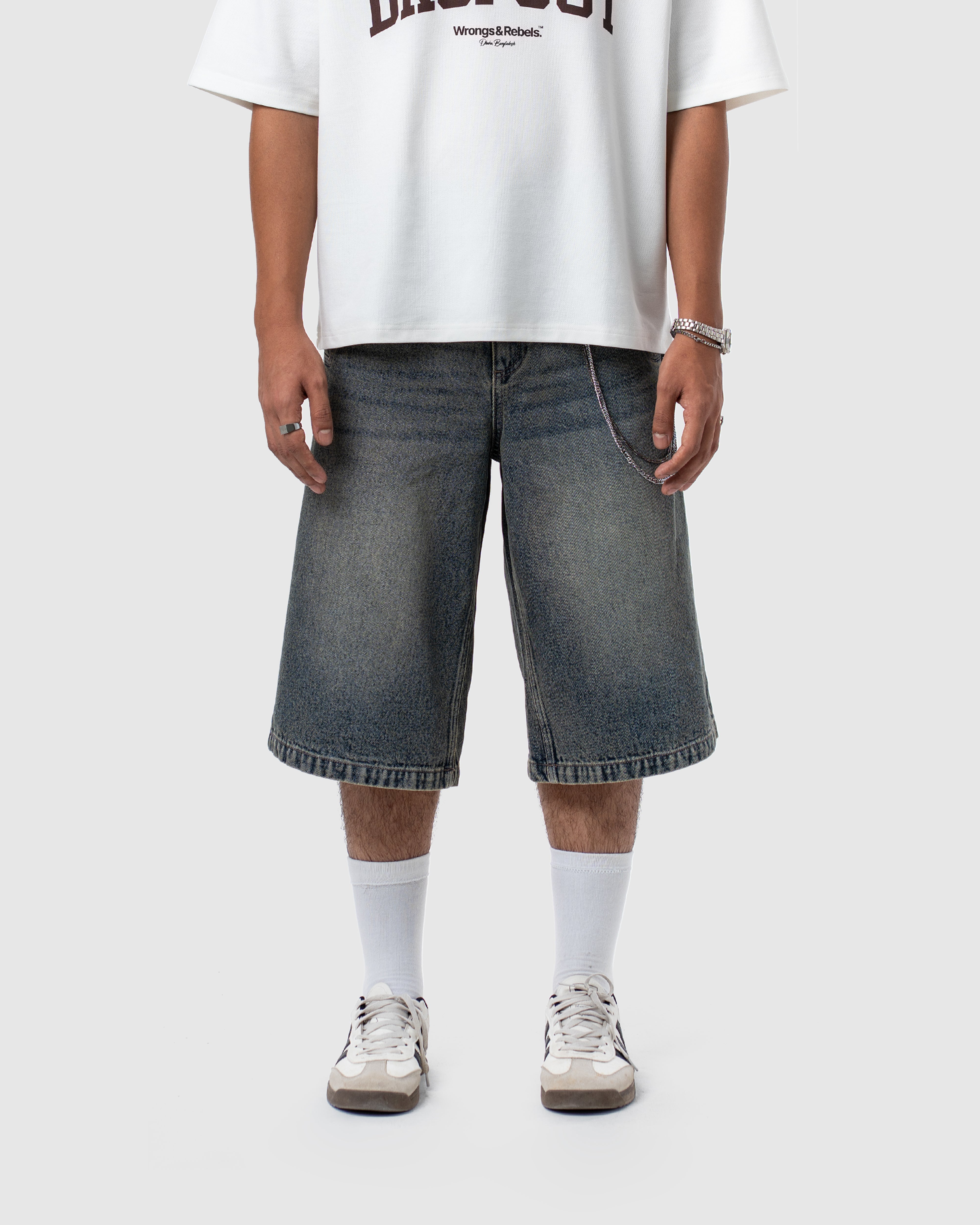 W&R Tinted Grey Jorts