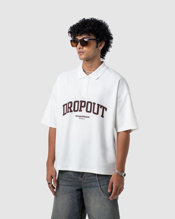 W&R Off-White Boxy Polo