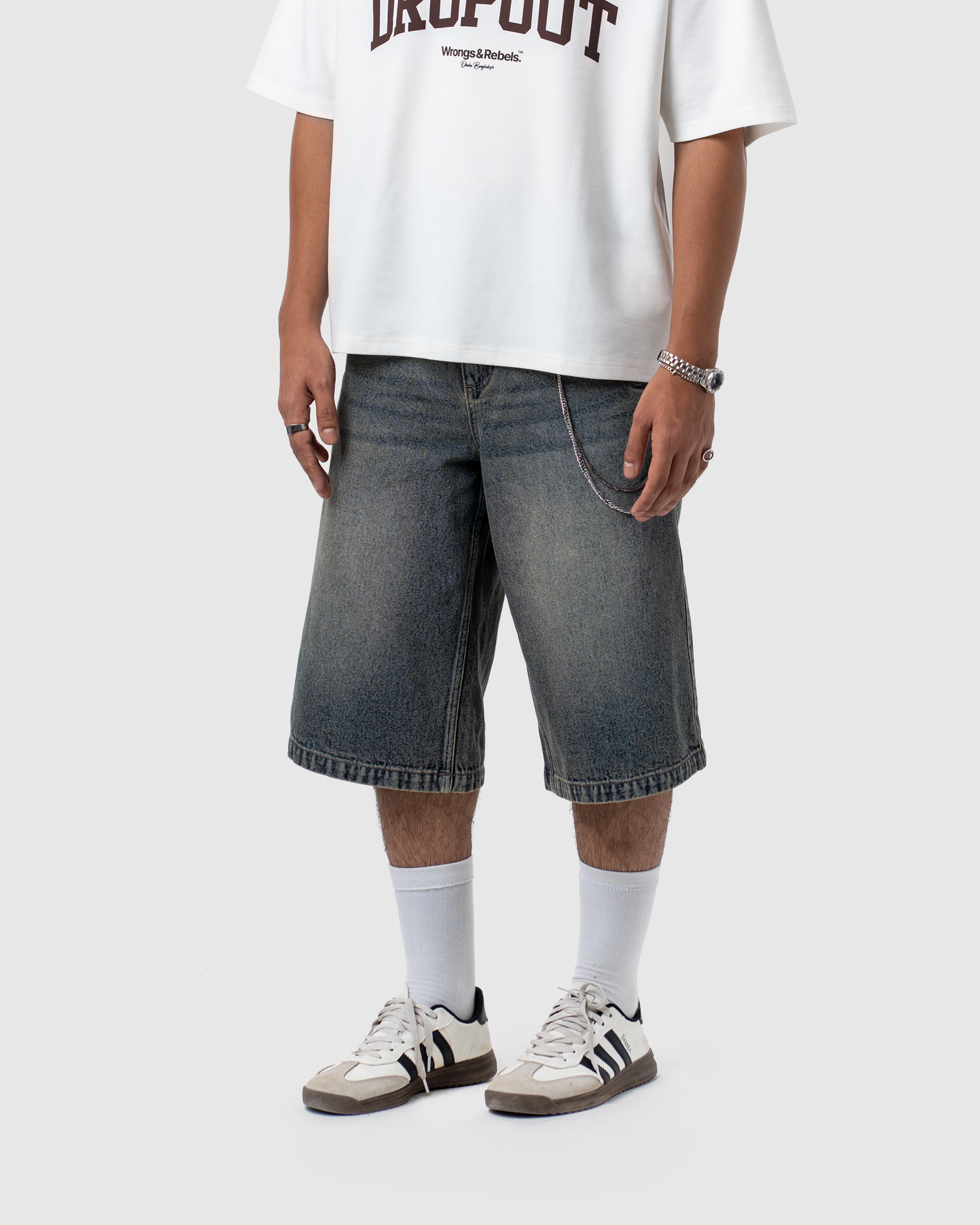 W&R Tinted Grey Jorts