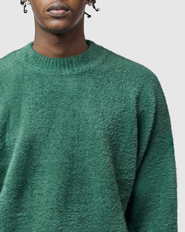 W&R Green Cat Feather Sweater