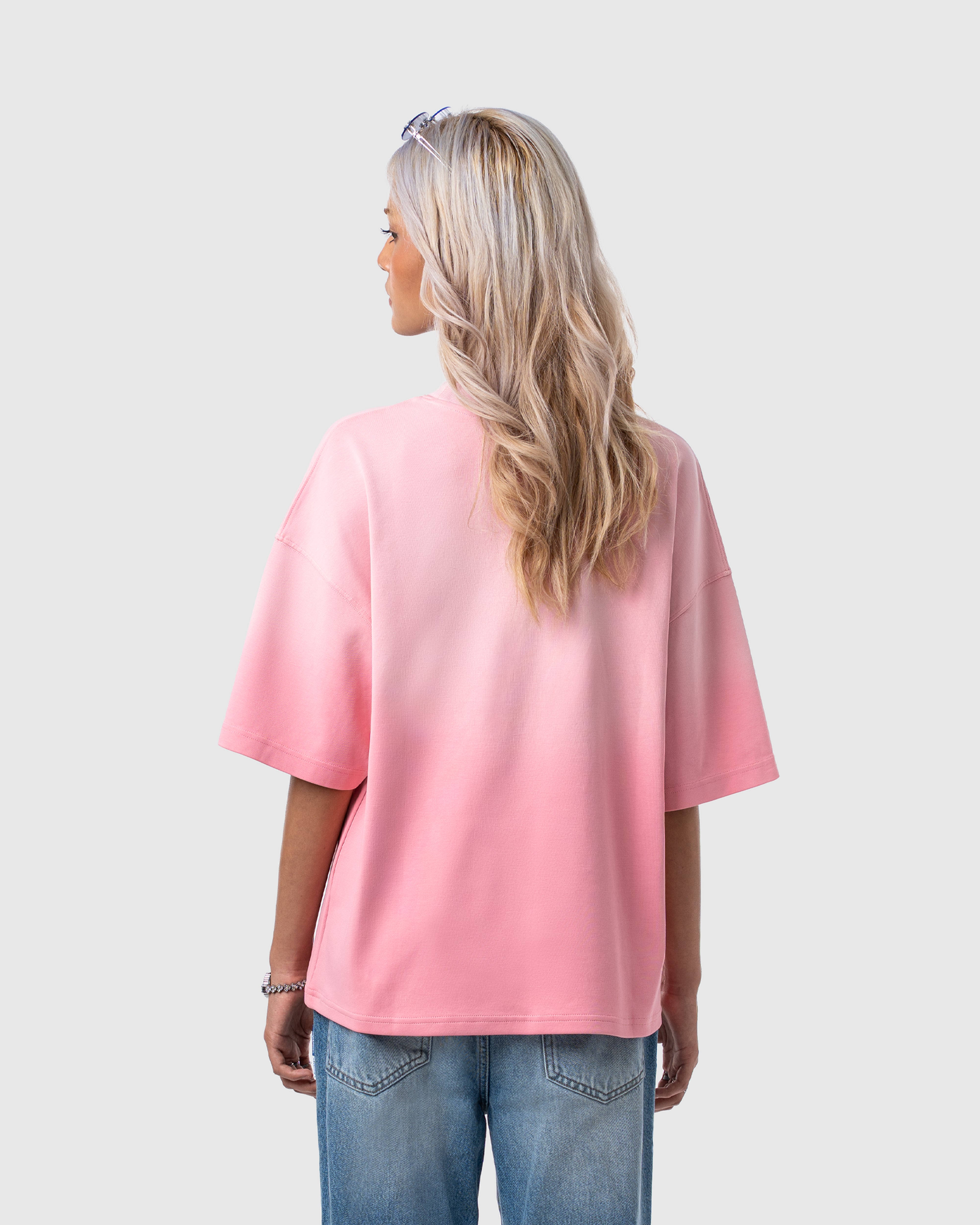 W&R October Pink Boxy T-Shirt