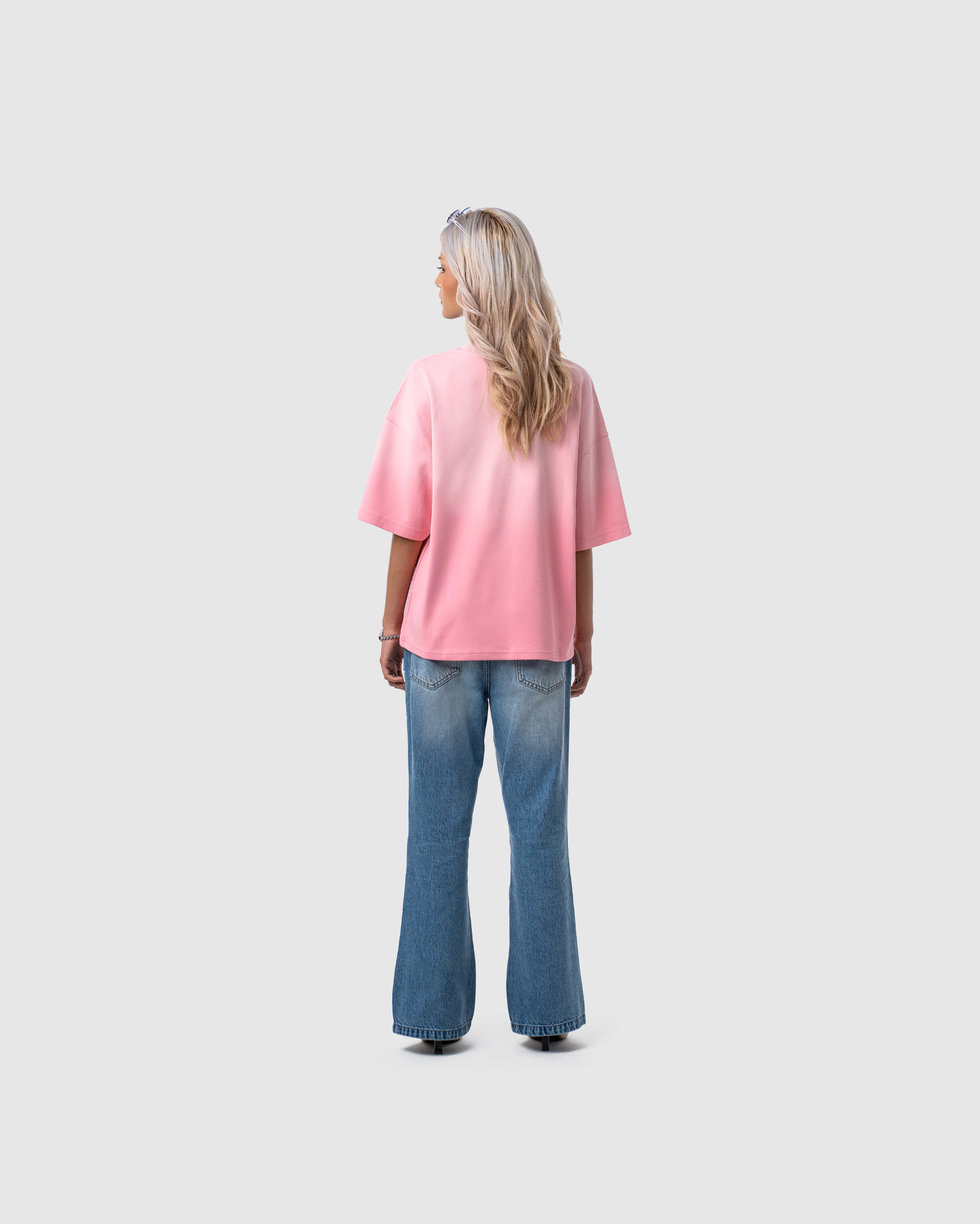 W&R October Pink Boxy T-Shirt
