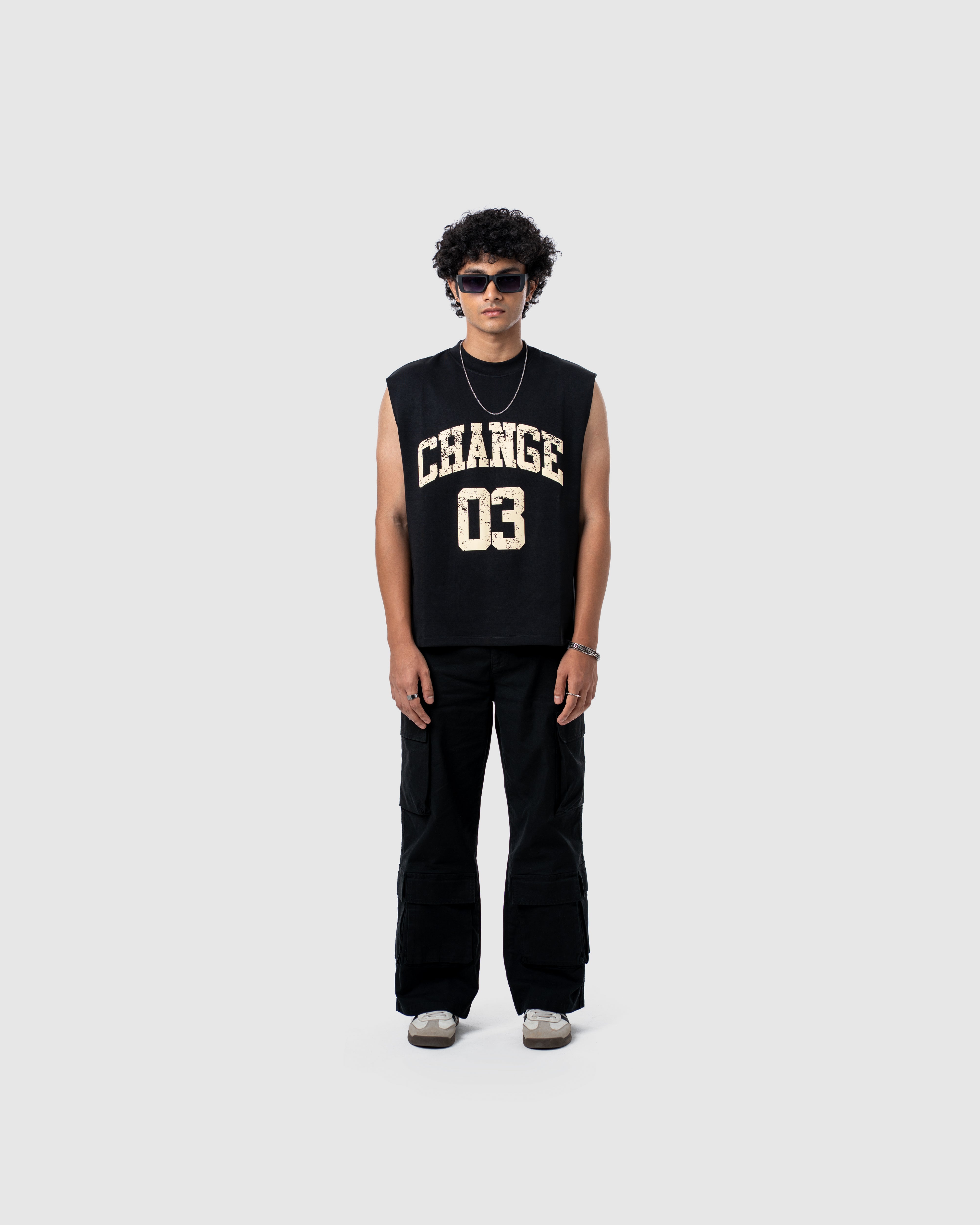 W&R Hoop Black Tank