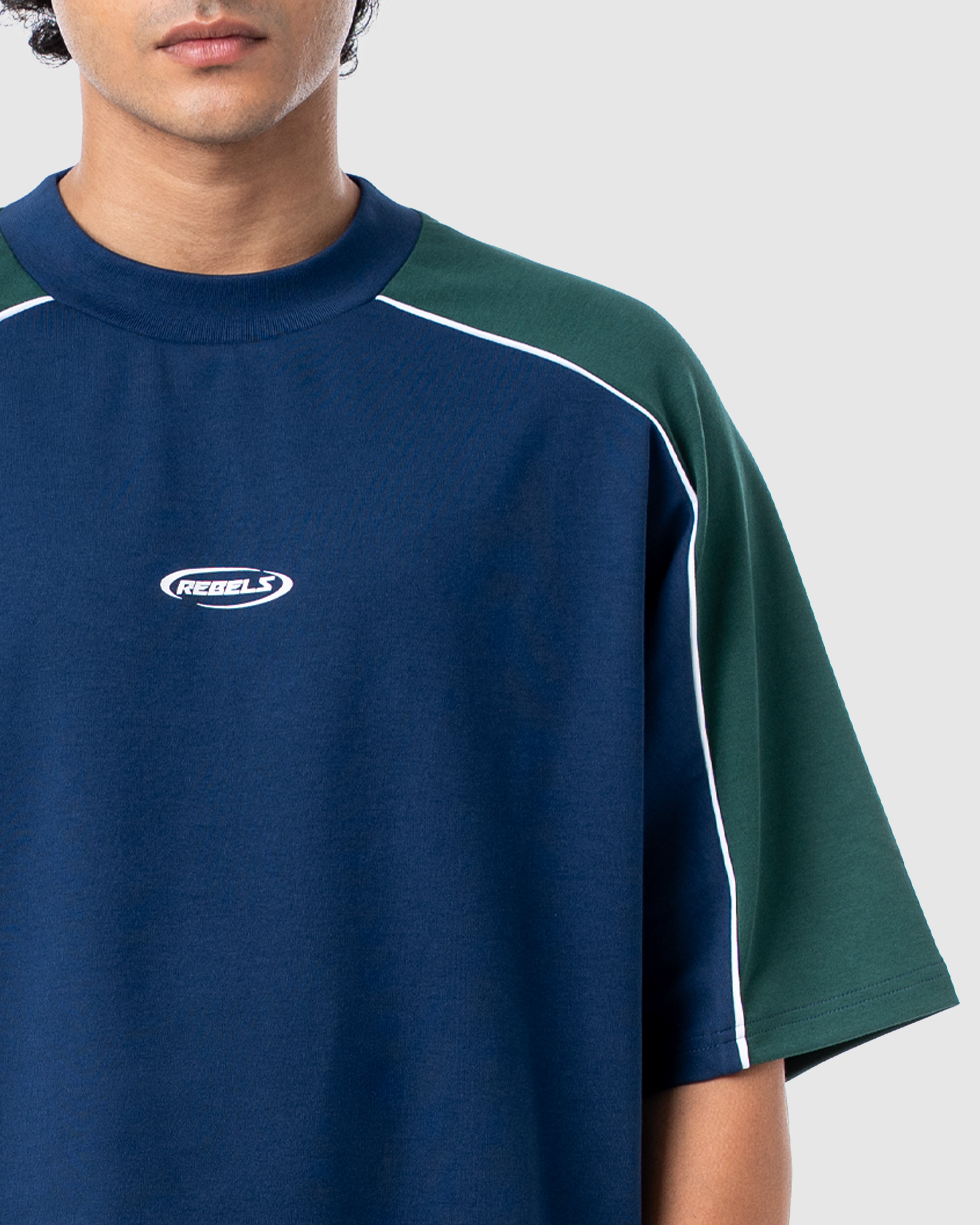 W&R Blue Old School Boxy T-Shirt