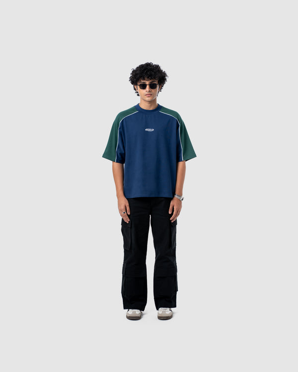 W&R Blue Old School Boxy T-Shirt