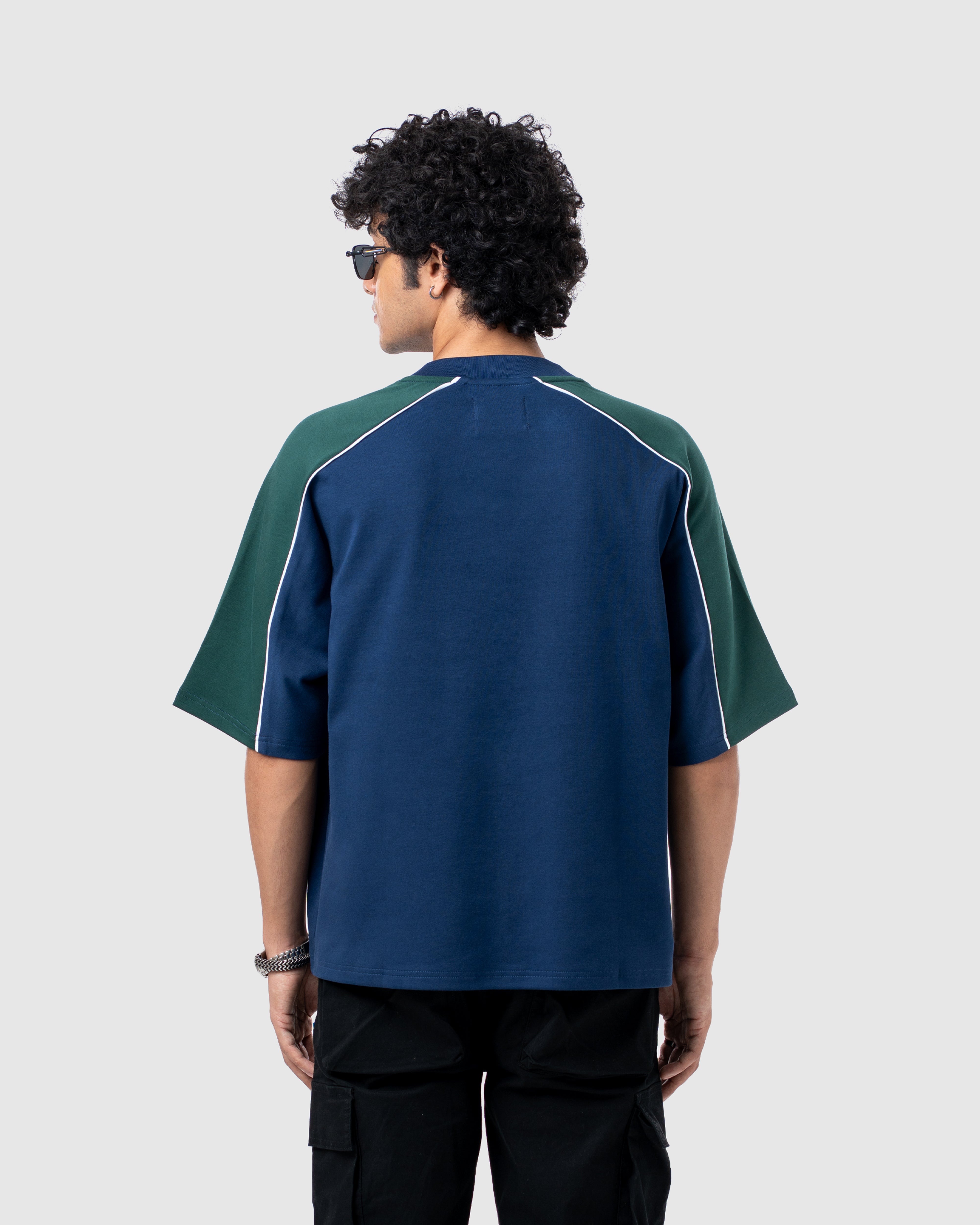 W&R Blue Old School Boxy T-Shirt