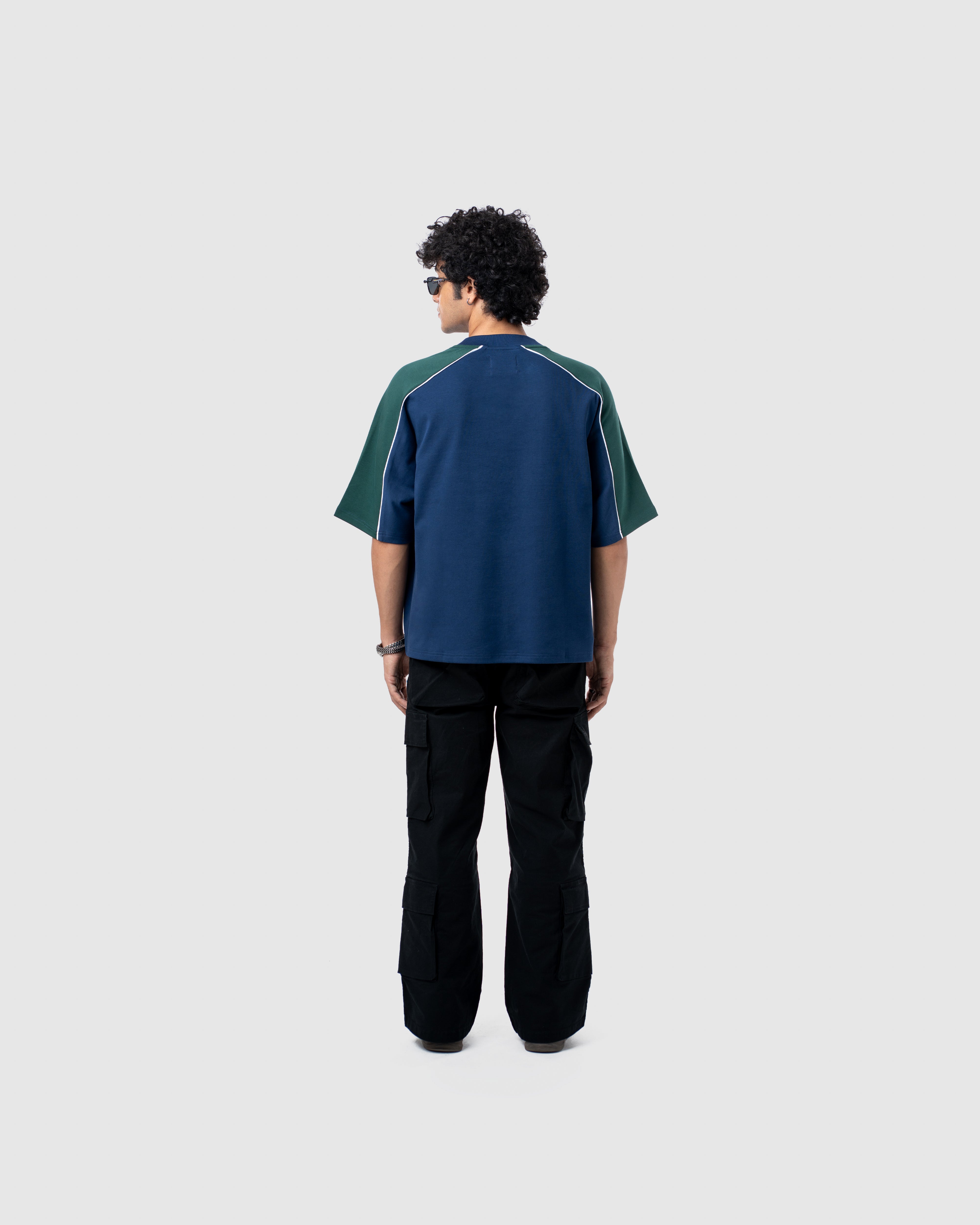 W&R Blue Old School Boxy T-Shirt