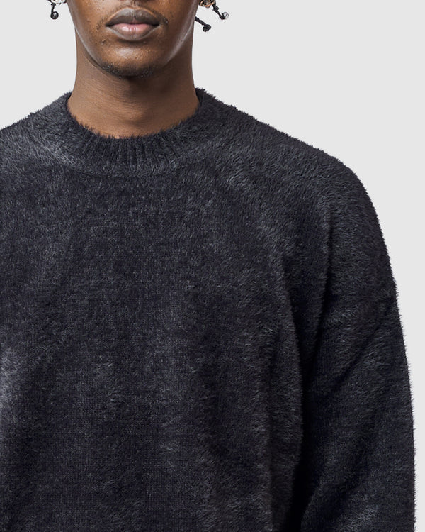 W&R Black Cat Feather Sweater