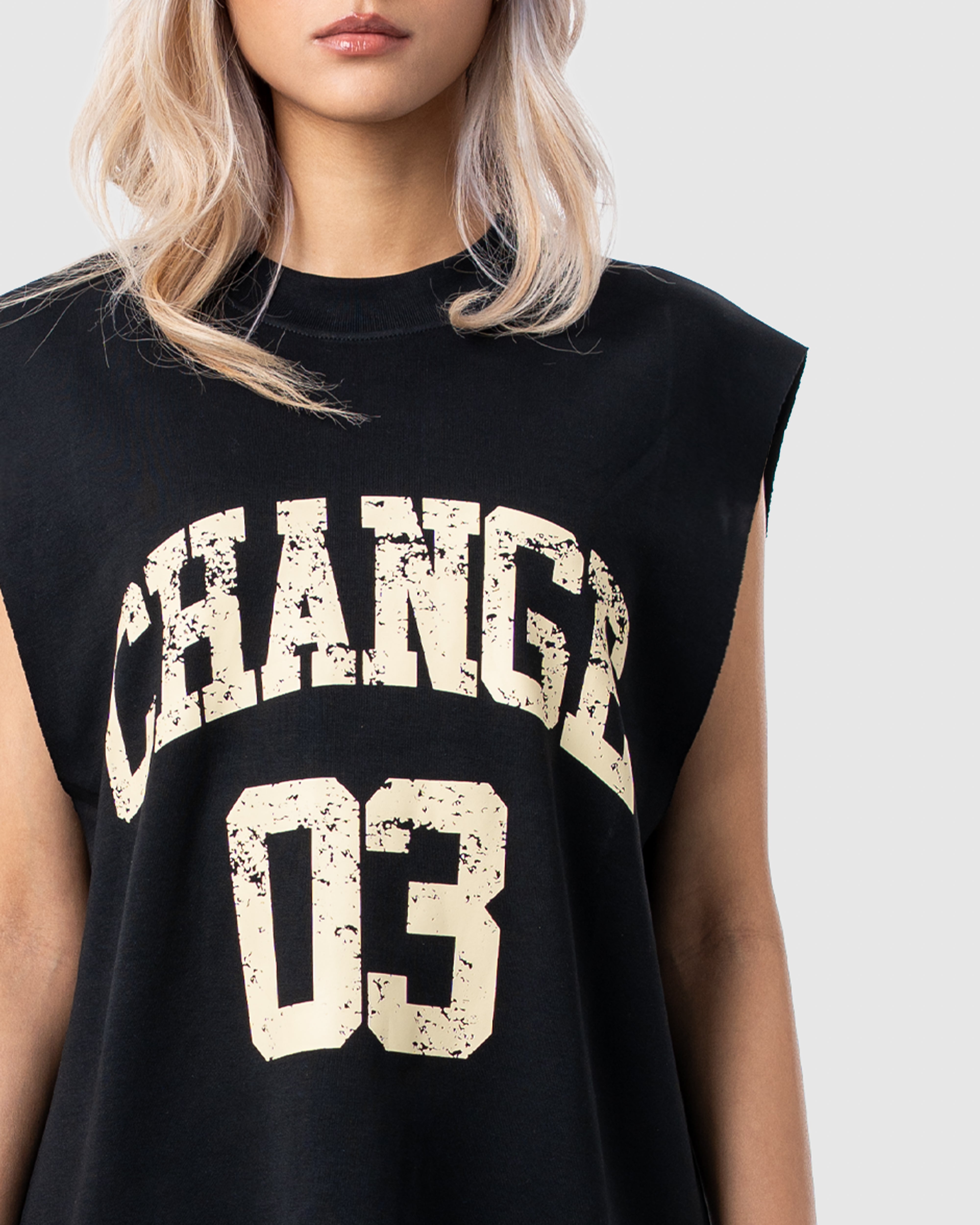 W&R Hoop Black Tank