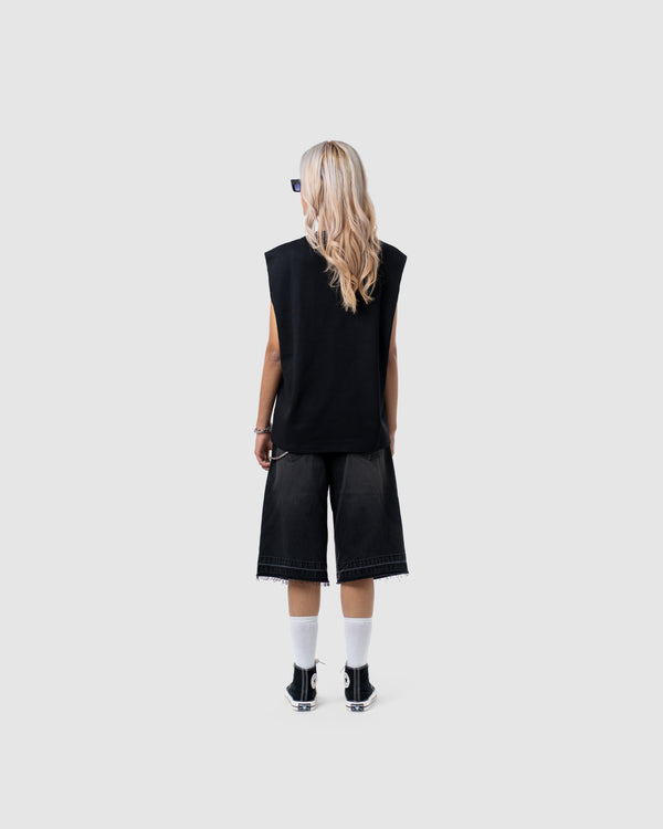 W&R Hoop Black Tank