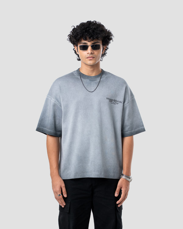 W&R Storm Gray Boxy T-Shirt
