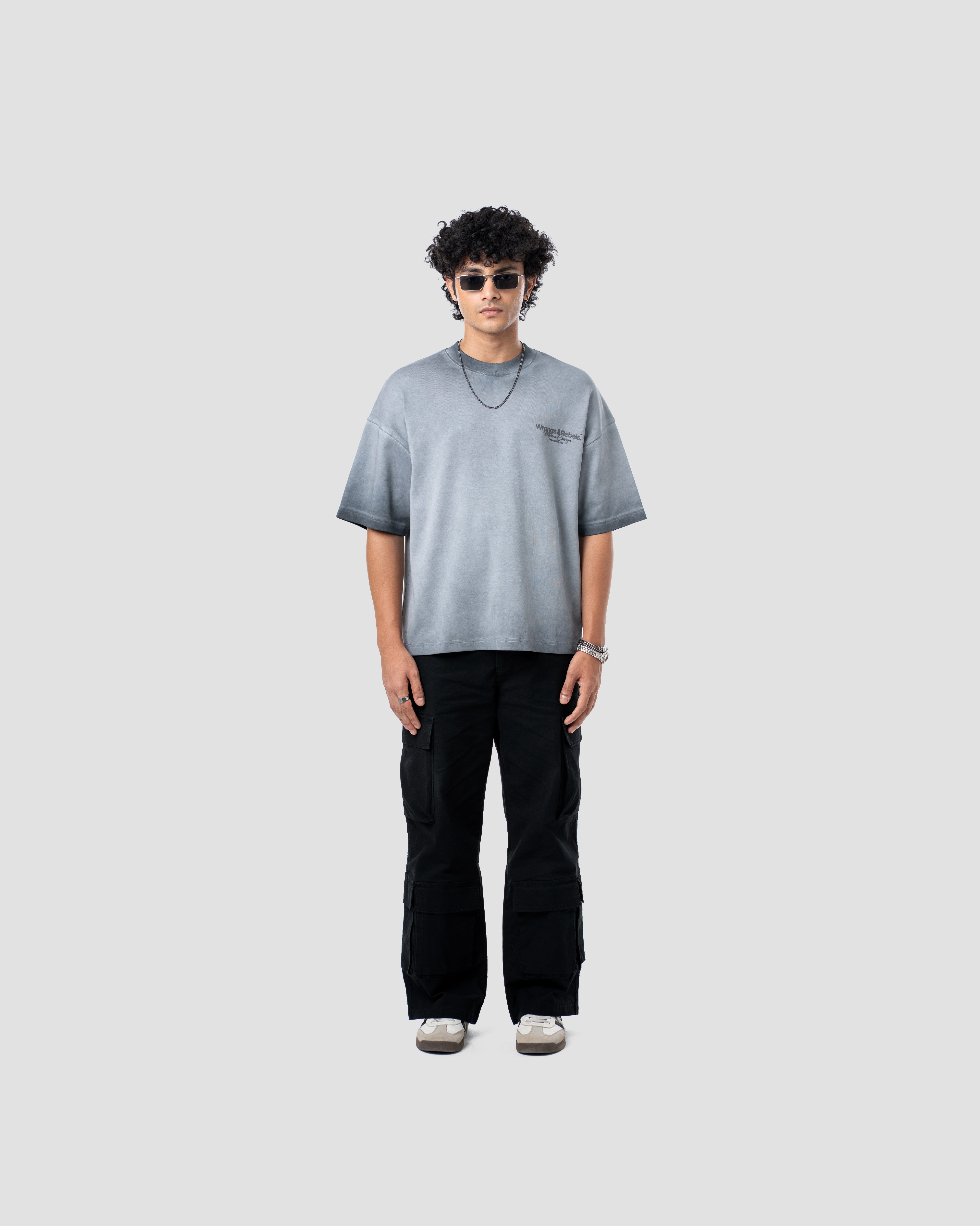 W&R Storm Gray Boxy T-Shirt