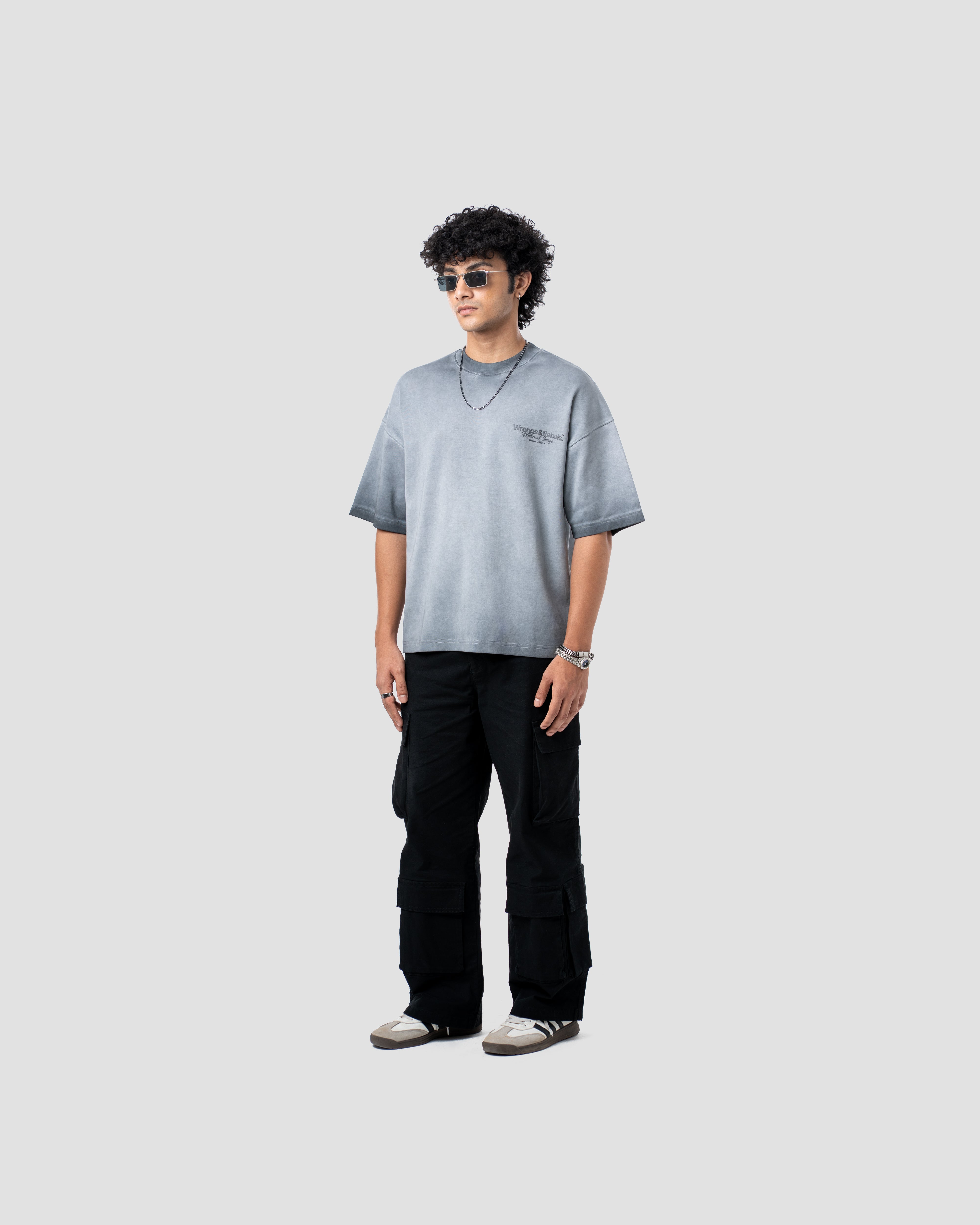 W&R Storm Gray Boxy T-Shirt