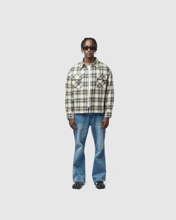 W&R Canvas Check Shacket