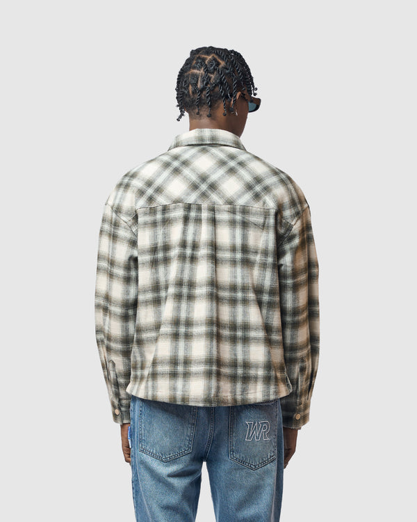 W&R Canvas Check Shacket