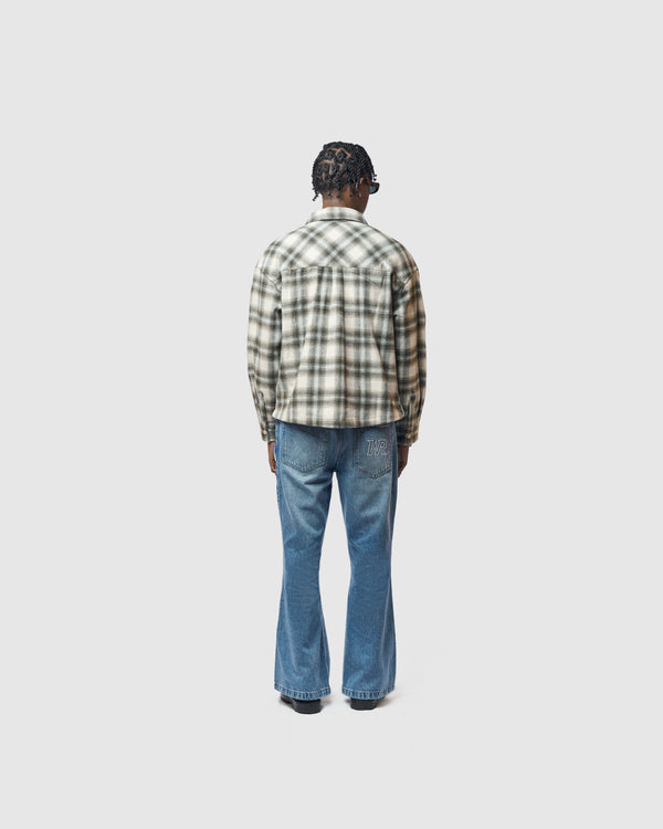 W&R Canvas Check Shacket