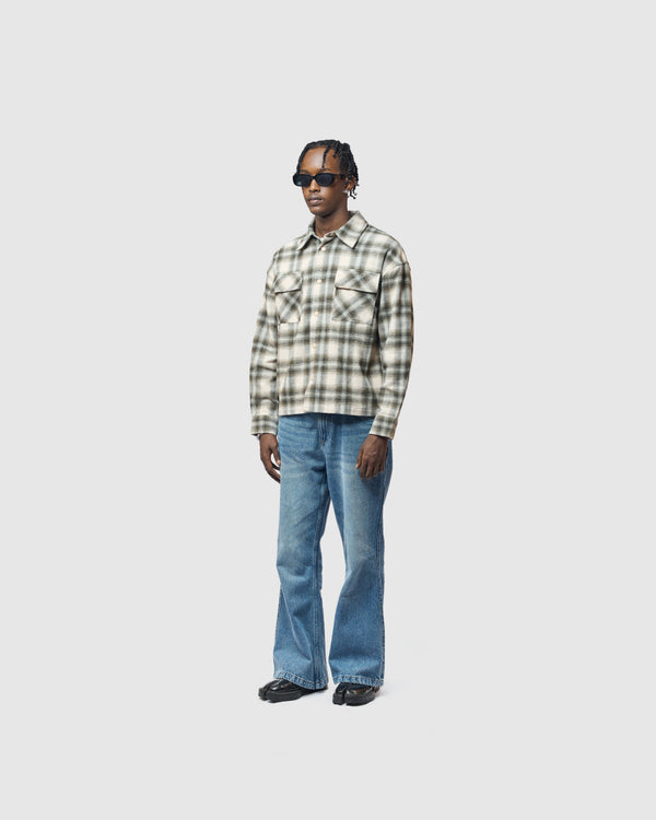 W&R Canvas Check Shacket