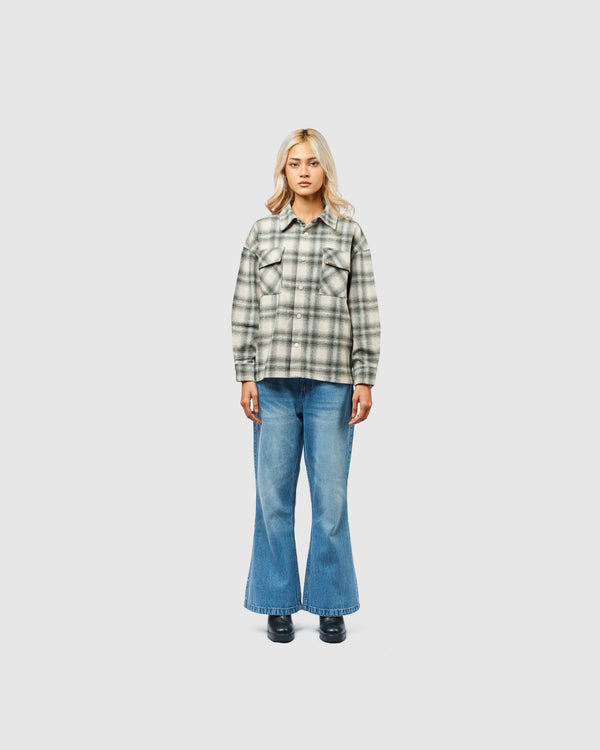 W&R Canvas Check Shacket