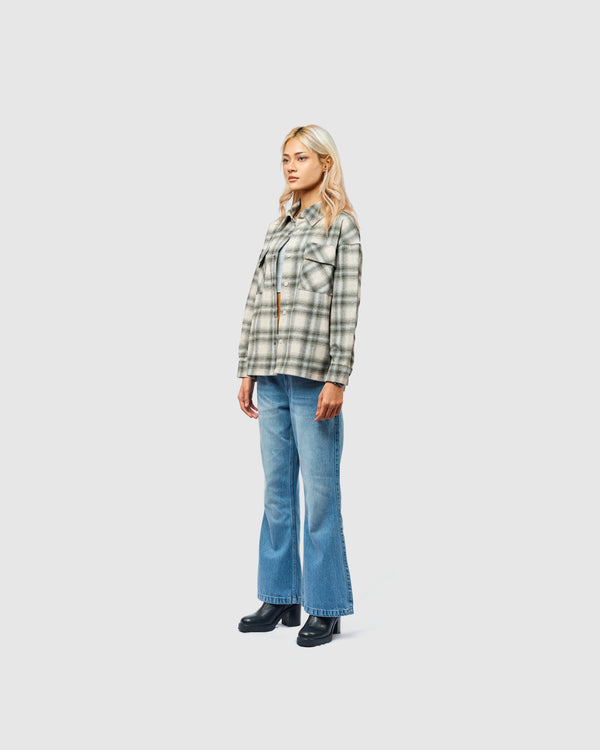 W&R Canvas Check Shacket