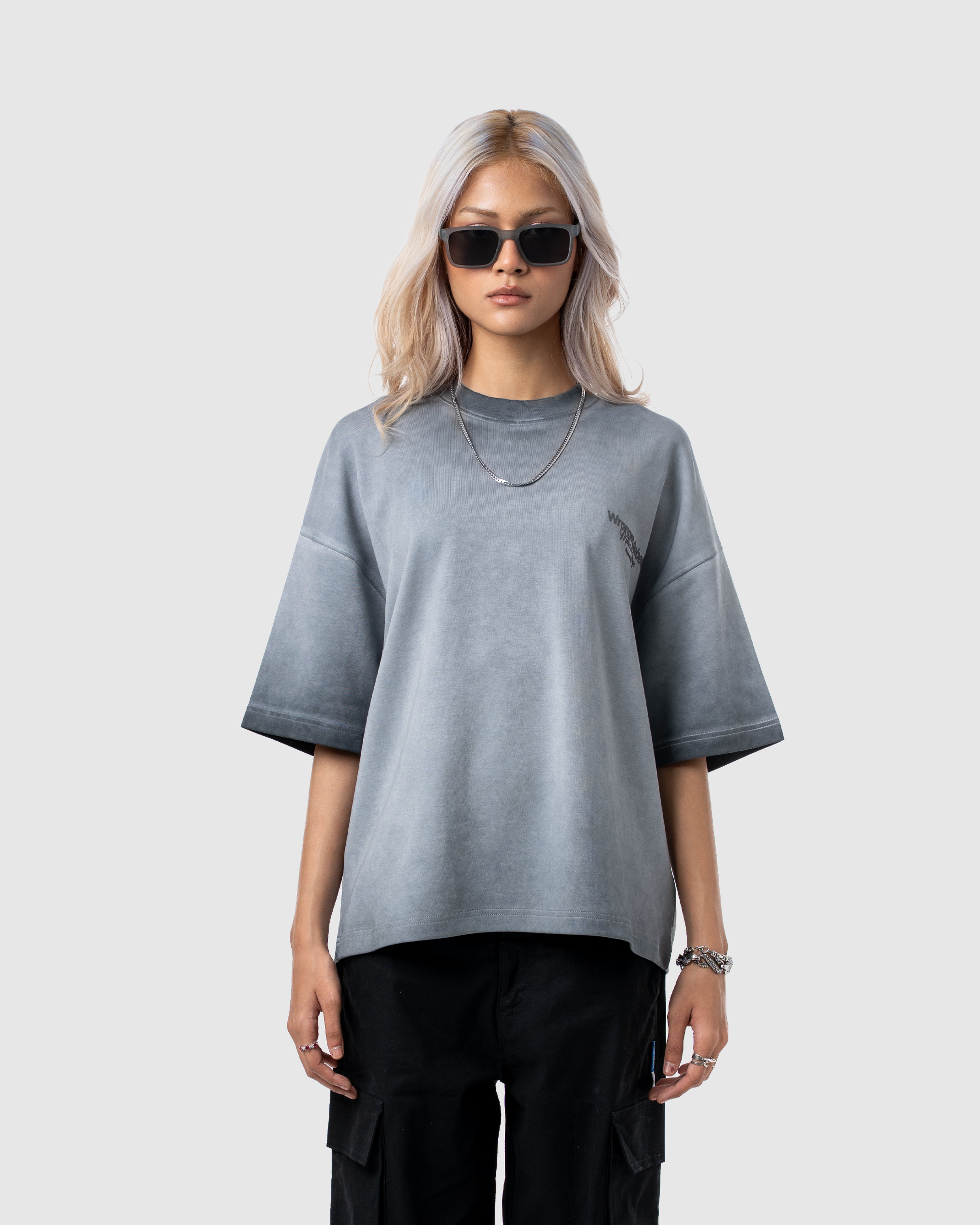 W&R Storm Gray Boxy T-Shirt