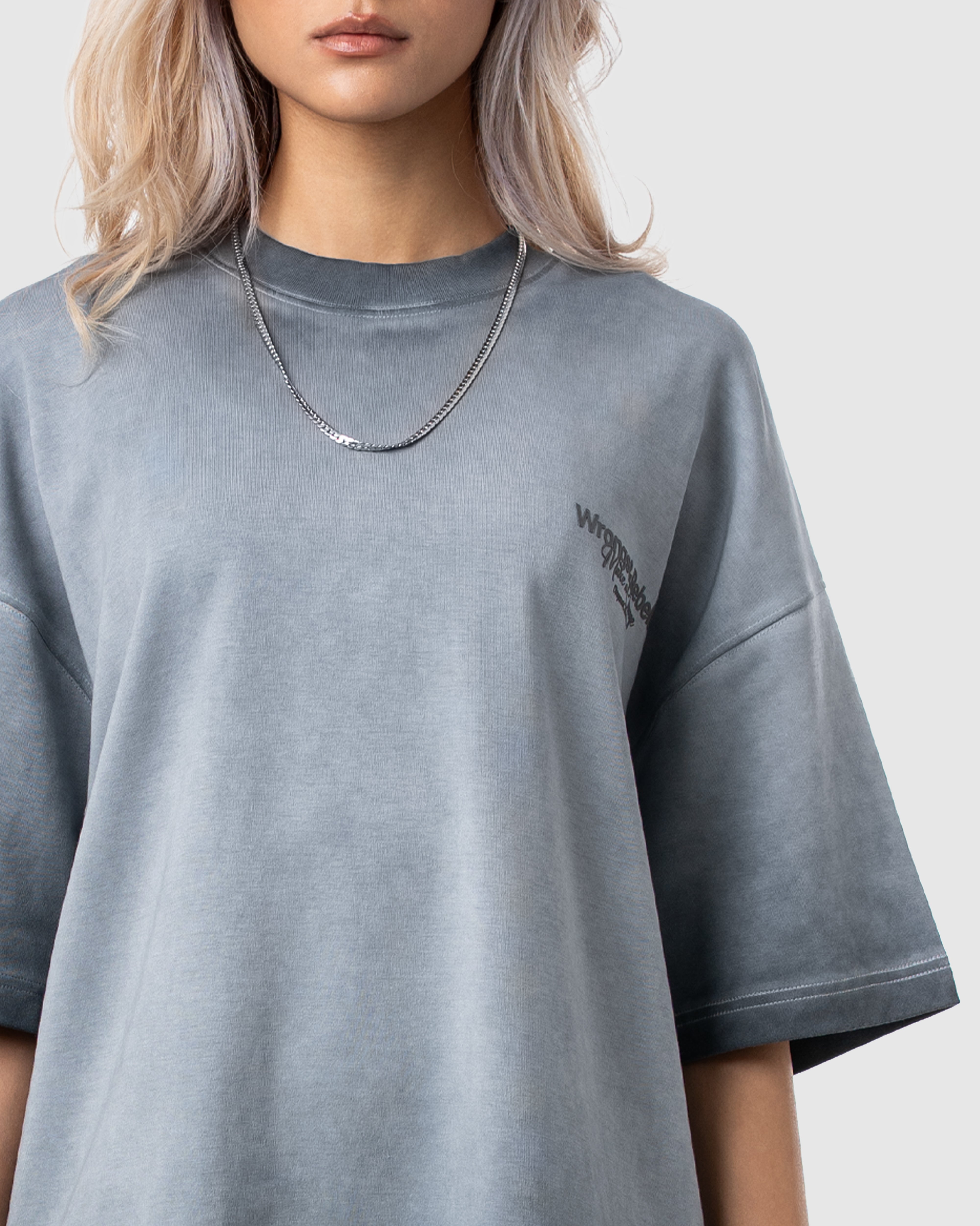 W&R Storm Gray Boxy T-Shirt