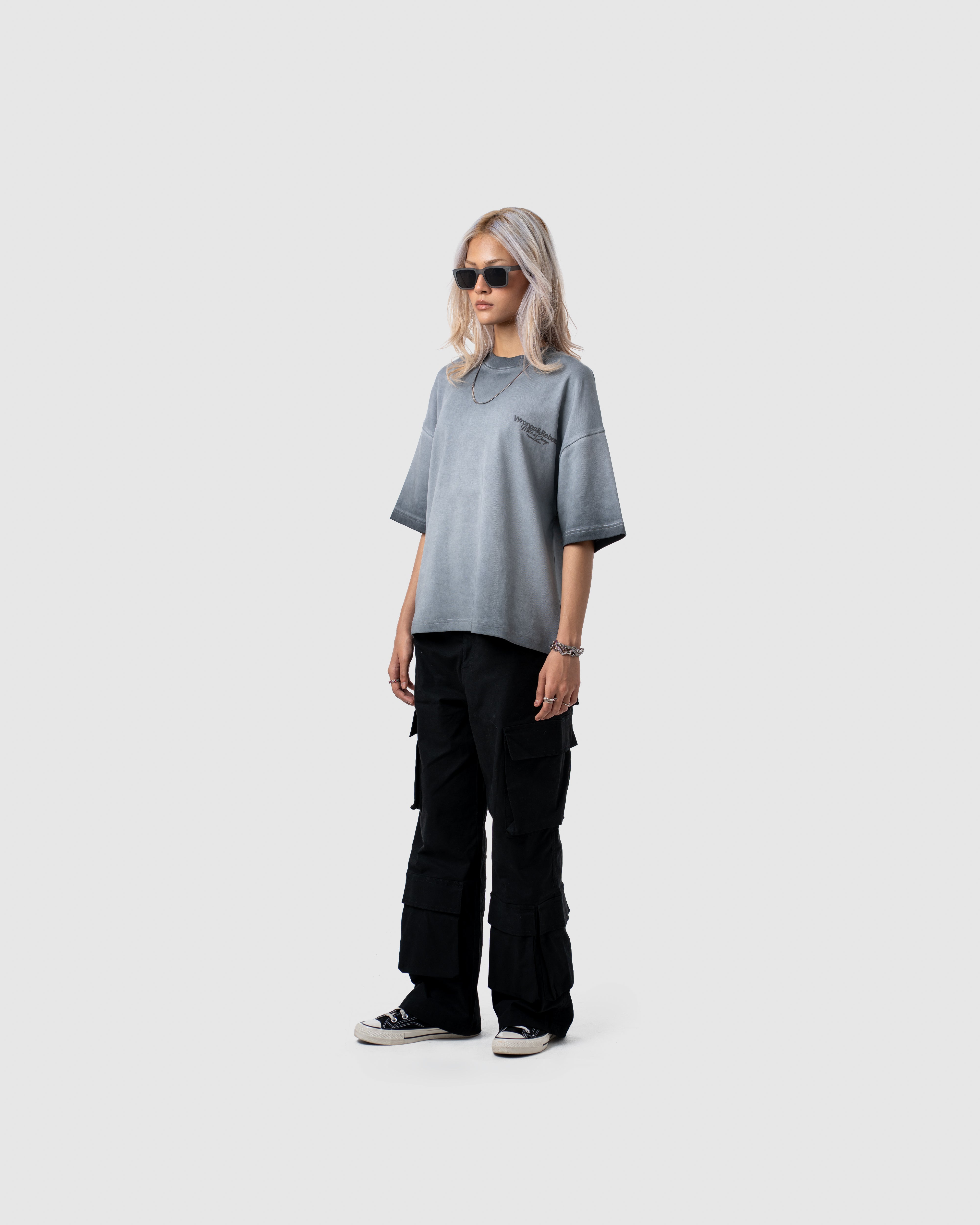 W&R Storm Gray Boxy T-Shirt