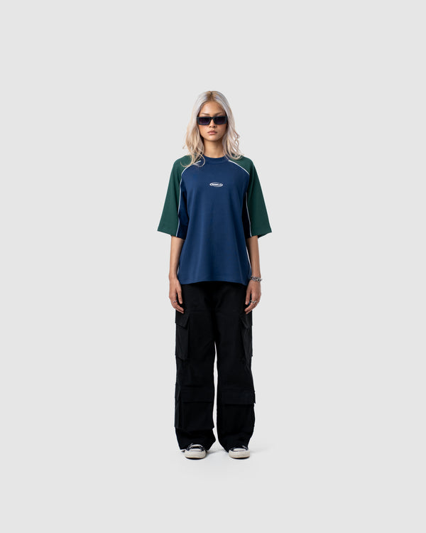 W&R Blue Old School Boxy T-Shirt