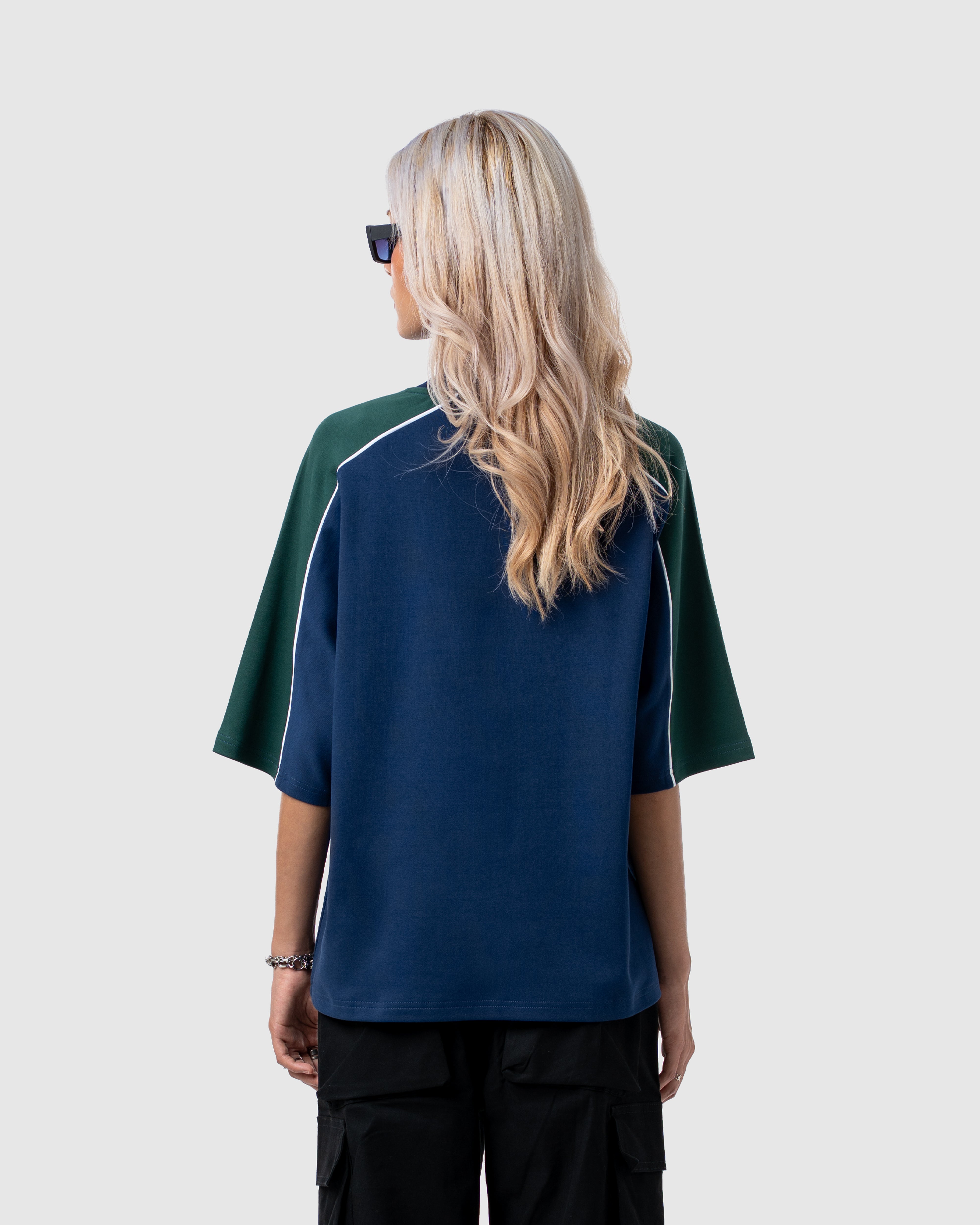 W&R Blue Old School Boxy T-Shirt